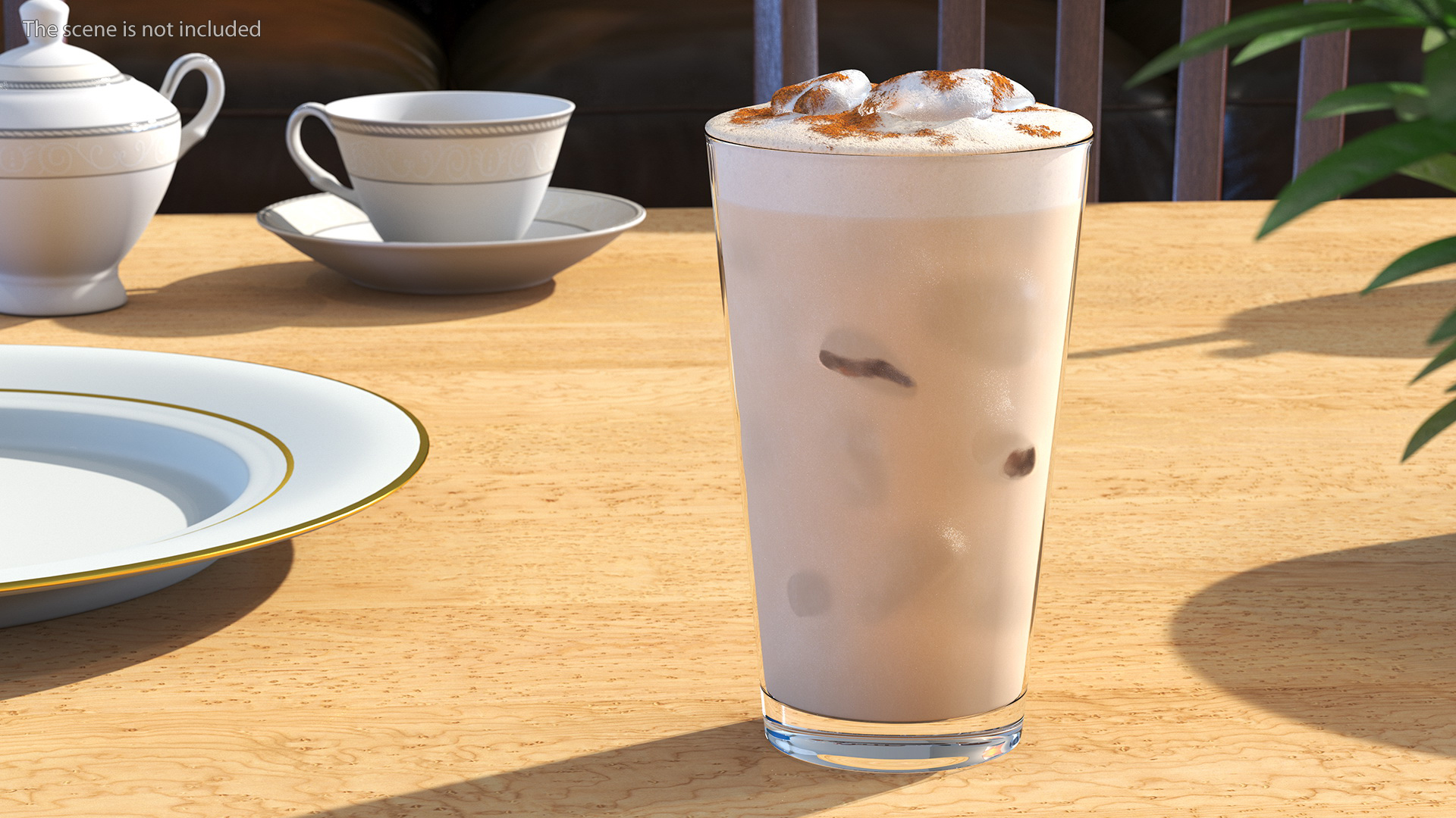 Iced Cinnamon Cappuccino 3D model