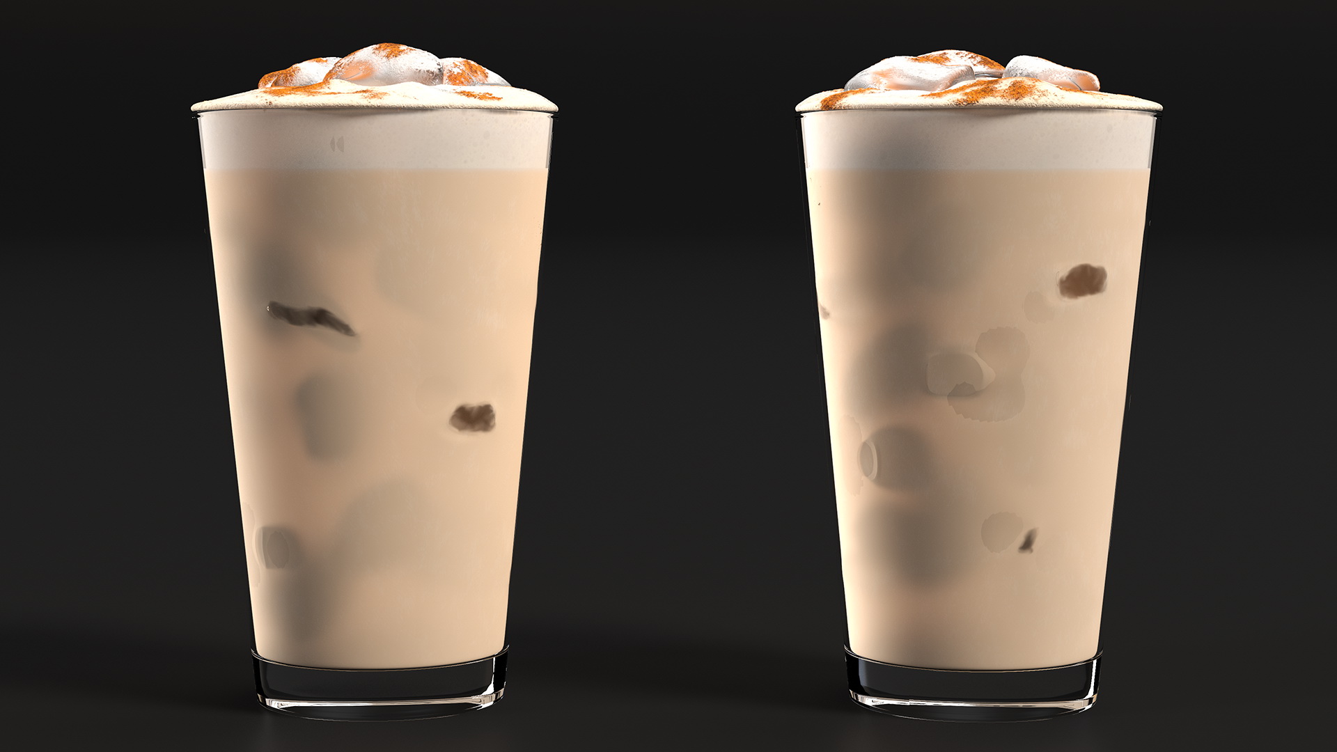 Iced Cinnamon Cappuccino 3D model