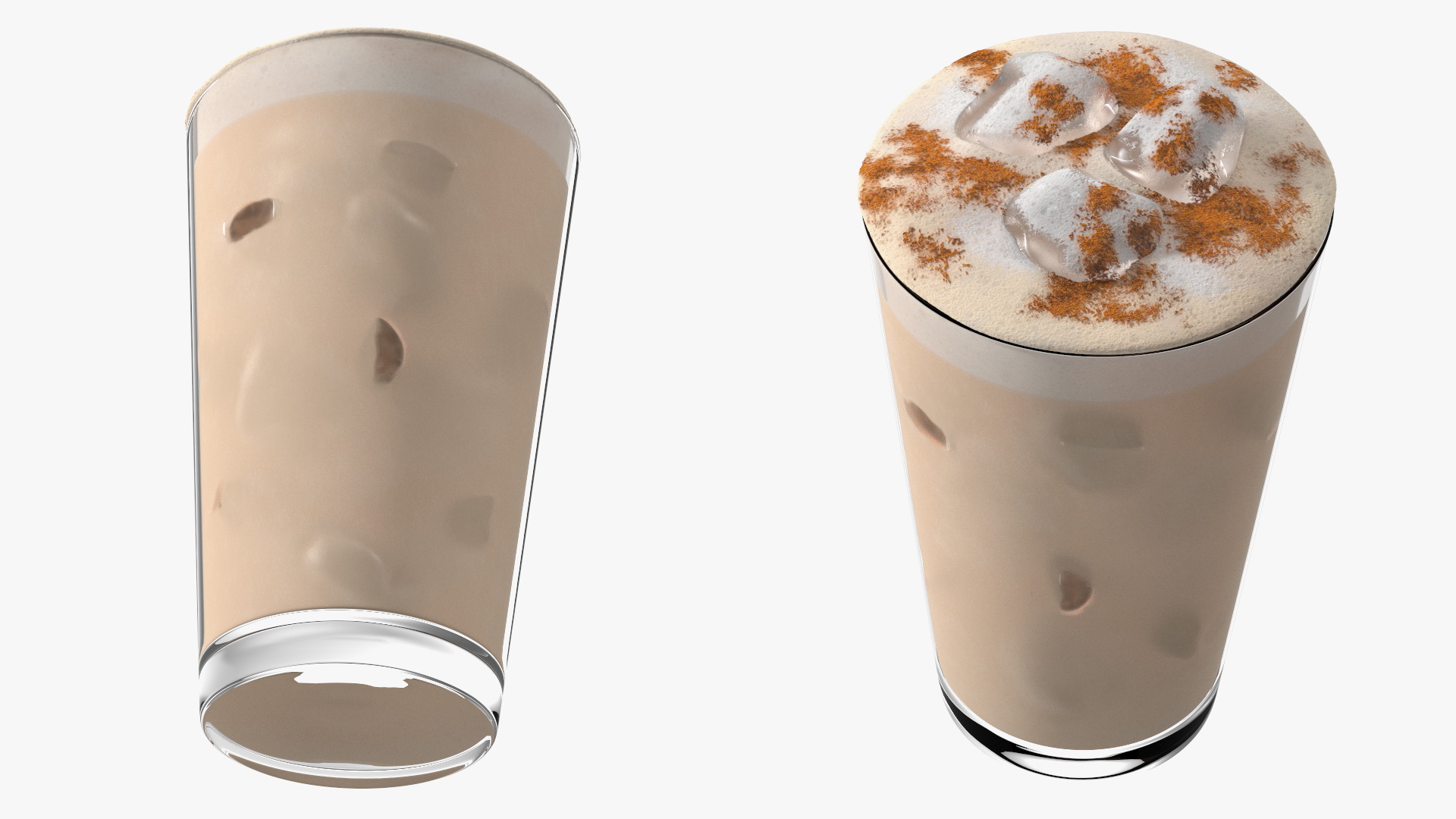 Iced Cinnamon Cappuccino 3D model