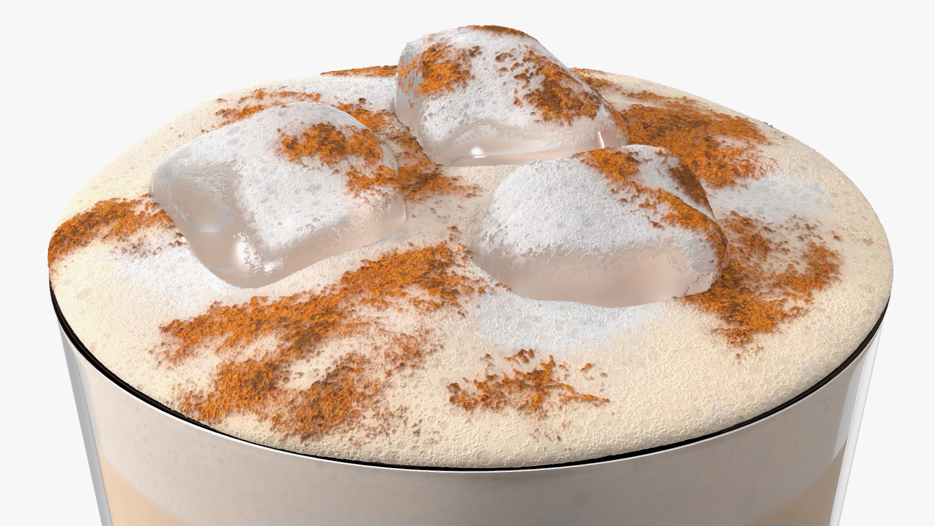 Iced Cinnamon Cappuccino 3D model