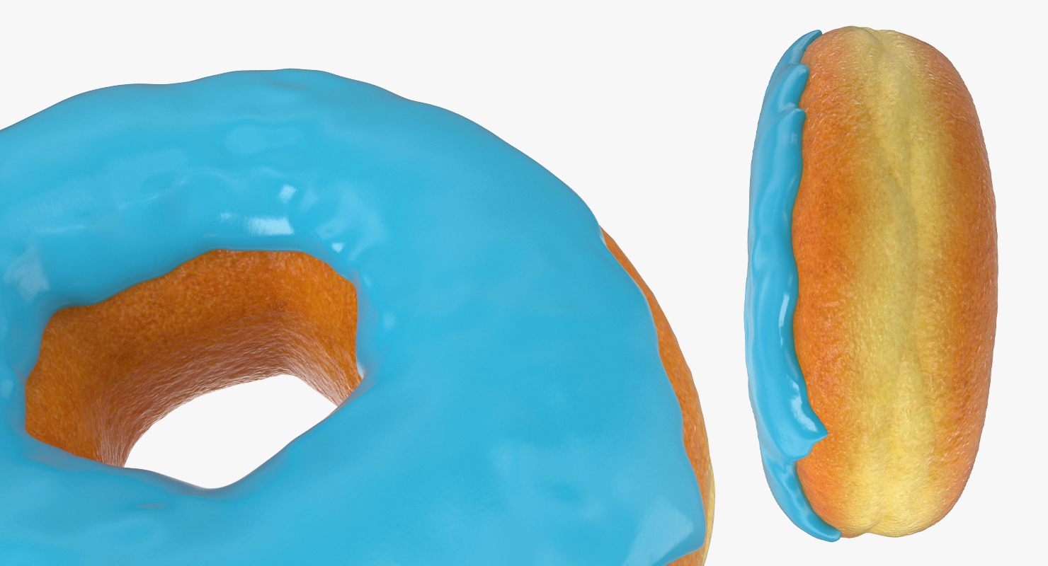 3D model Blue Donut