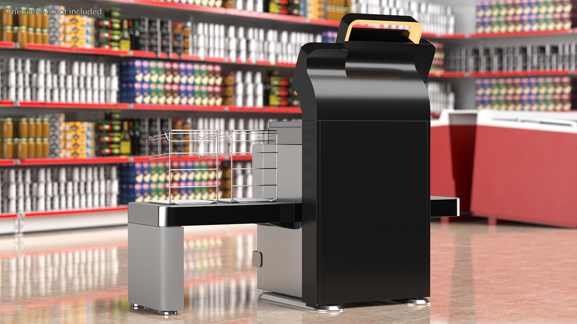 3D Modular Cash Recycling Self Checkout System model