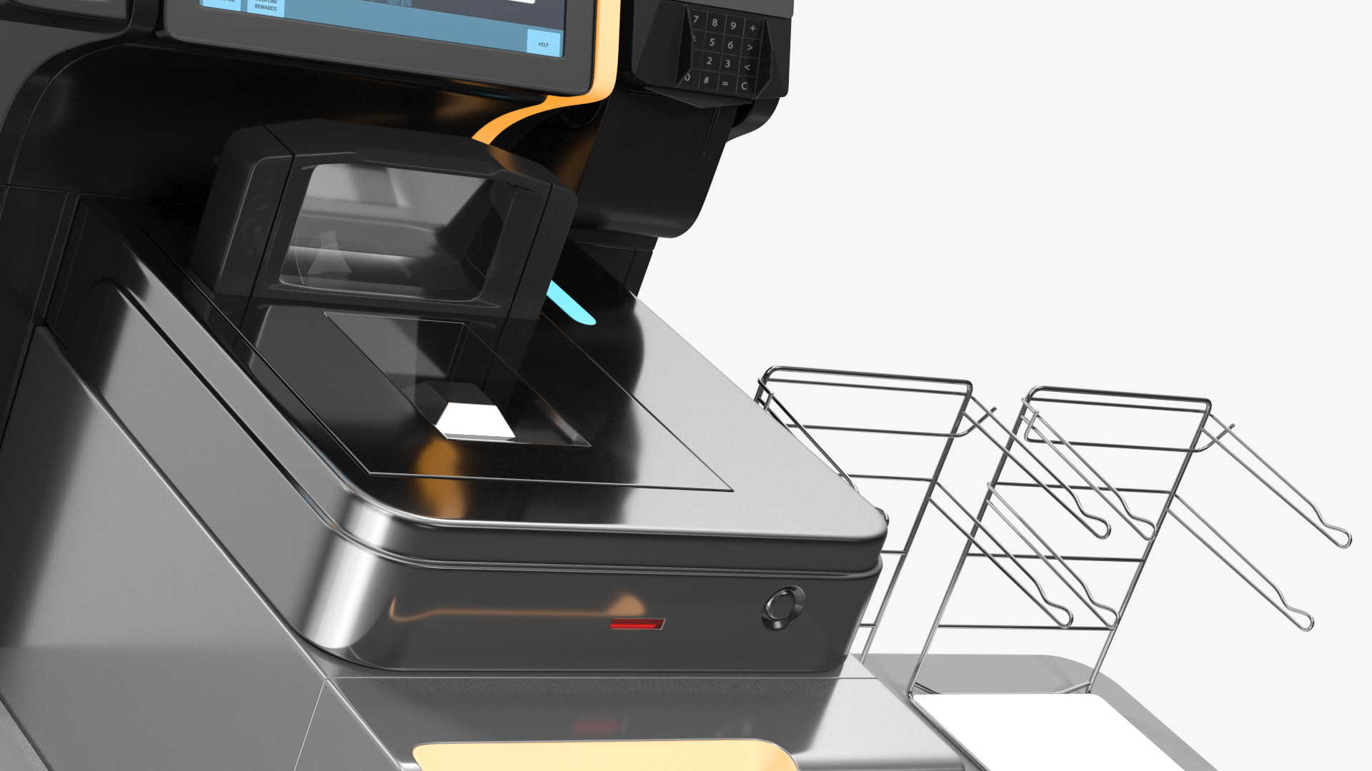 3D Modular Cash Recycling Self Checkout System model