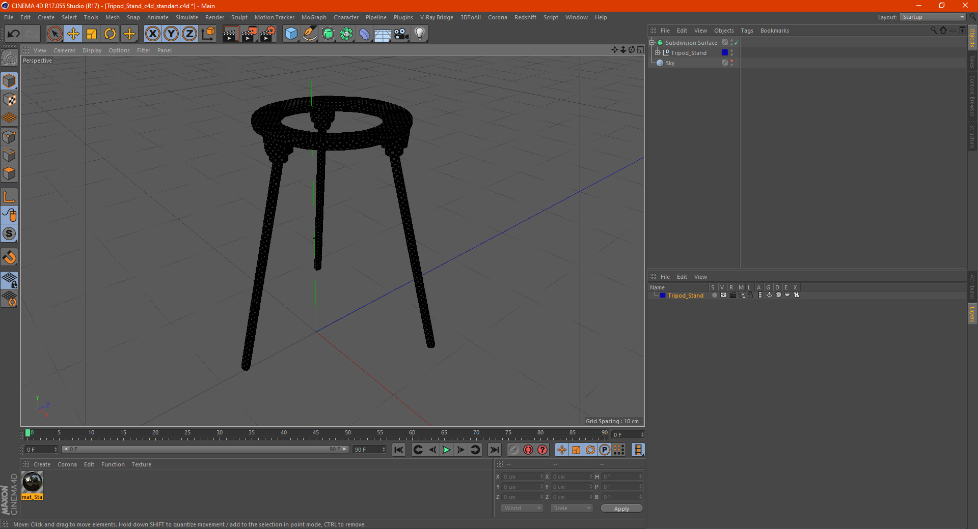 Tripod Stand 3D