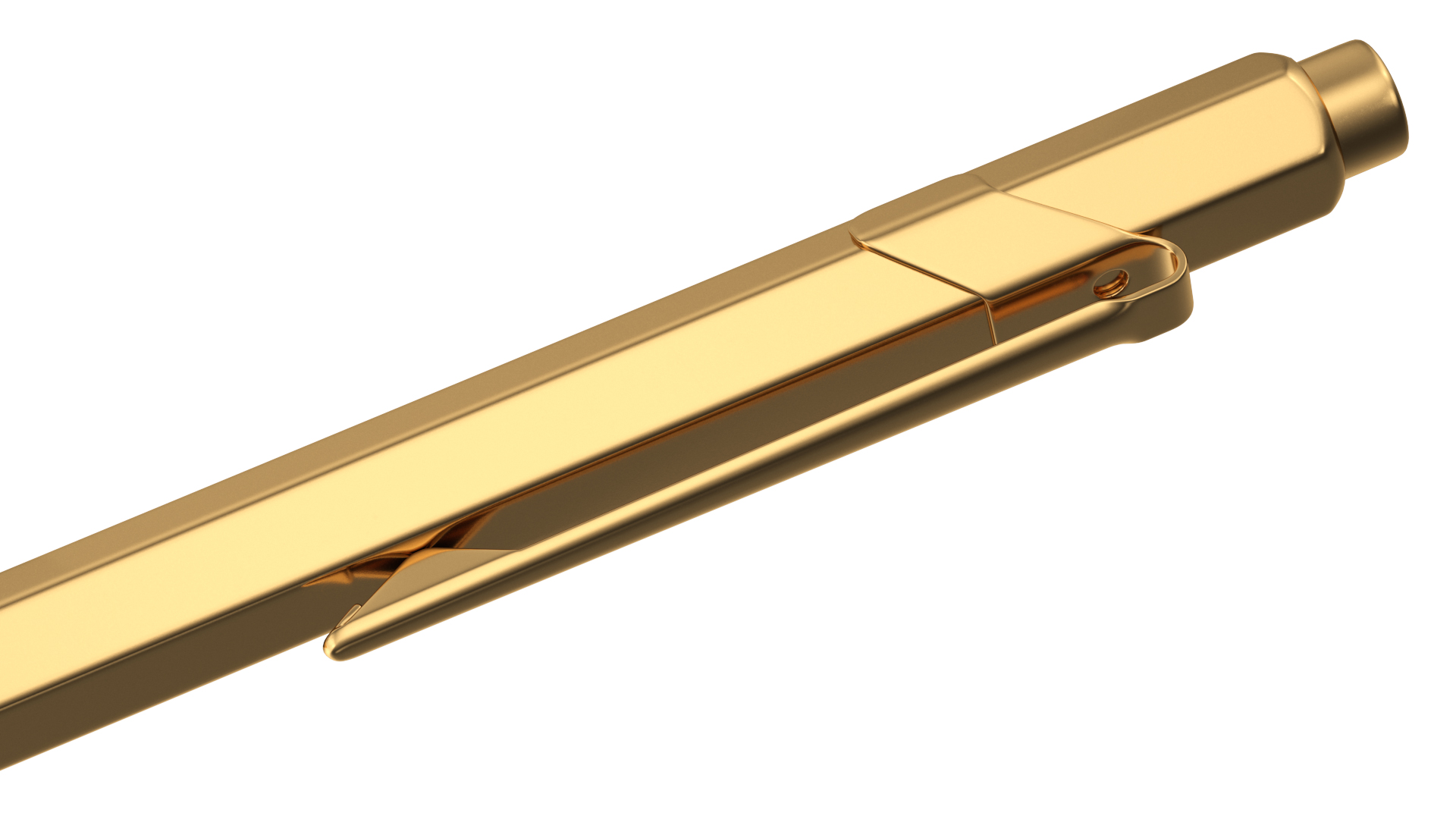 Luxury Golden Pen 3D