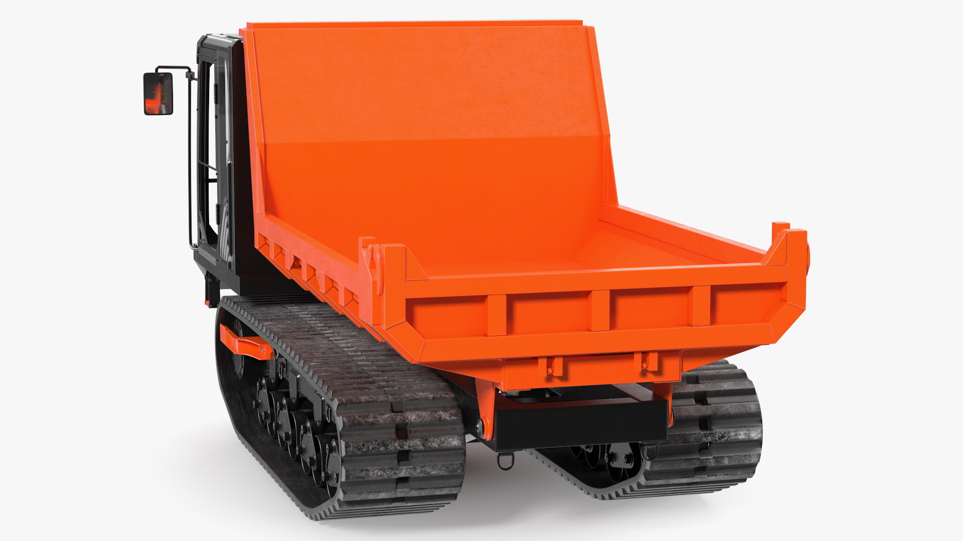 Dump Truck Carrier Orange New 3D model