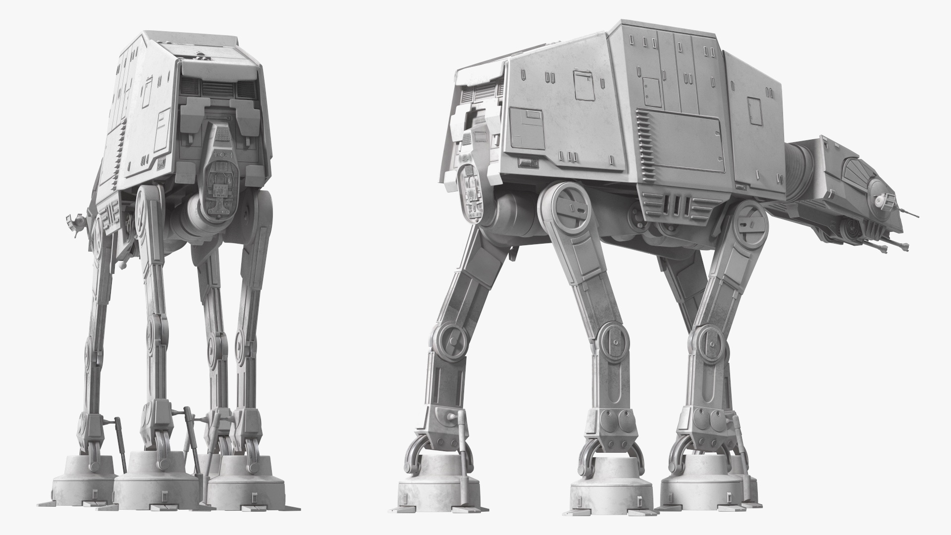 3D model Walk AT-AT Star Wars