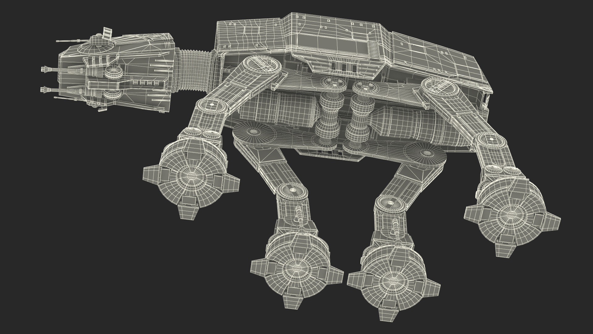 3D model Walk AT-AT Star Wars