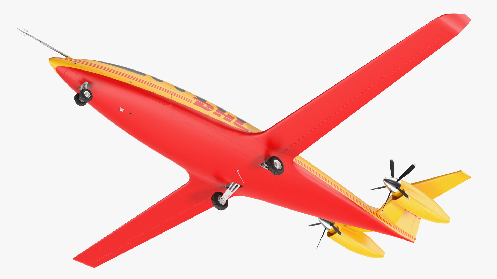 3D Eviation Alice Electric Aircraft DHL Rigged model