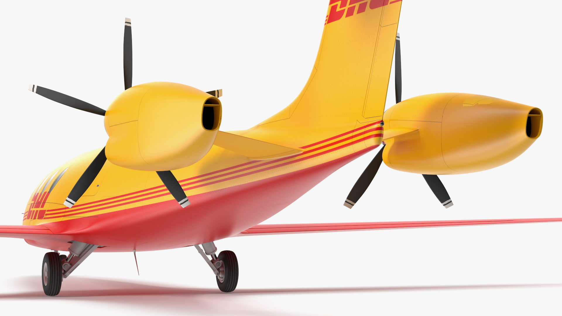 3D Eviation Alice Electric Aircraft DHL Rigged model