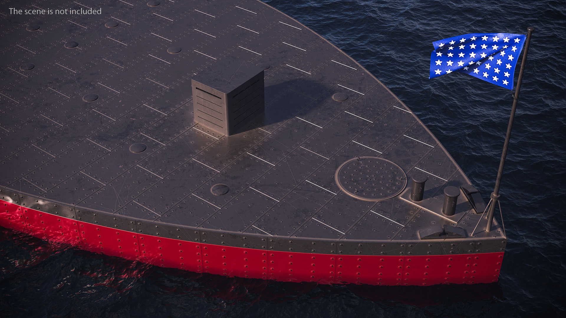 3D model USS Monitor New