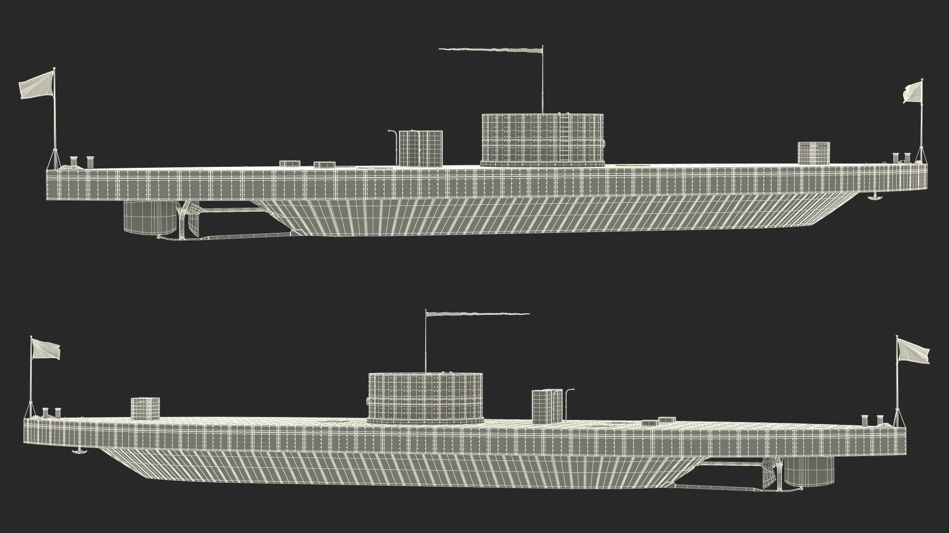 3D model USS Monitor New