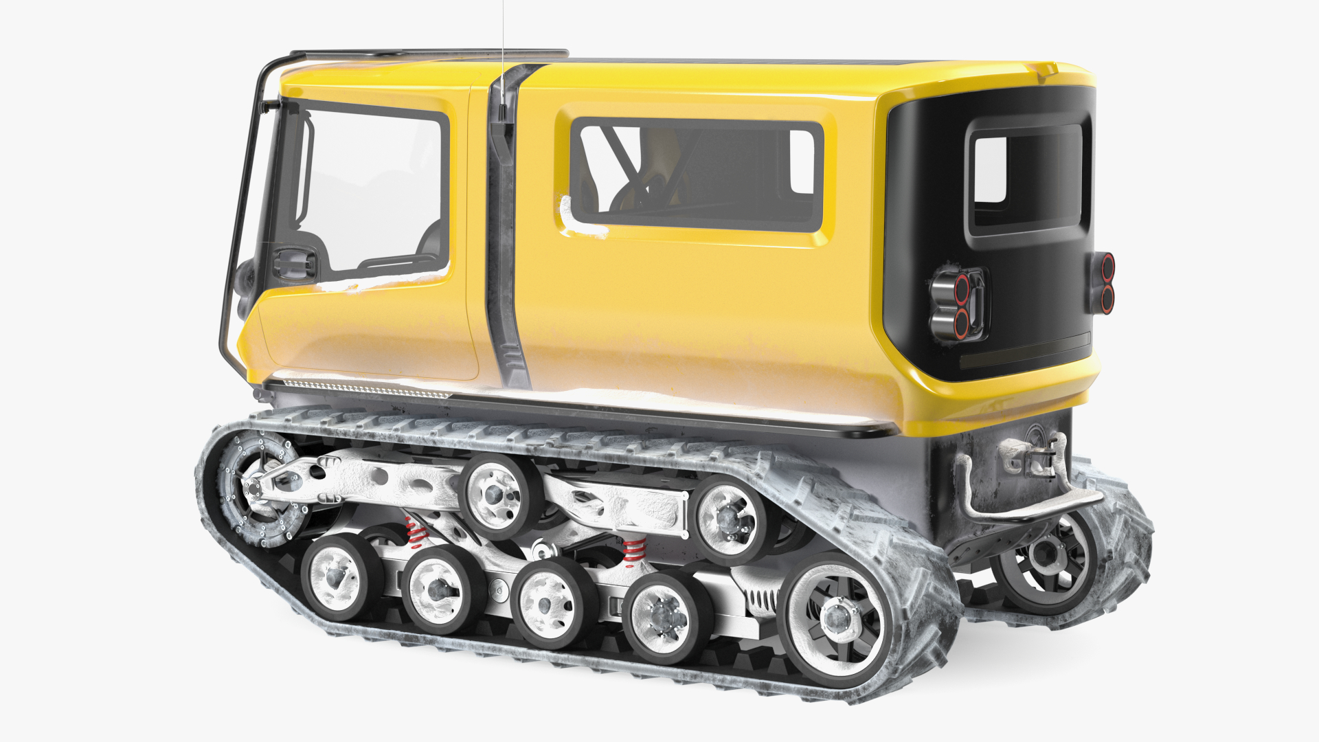 3D model Arctica Exploration Vehicle Snowy Yellow