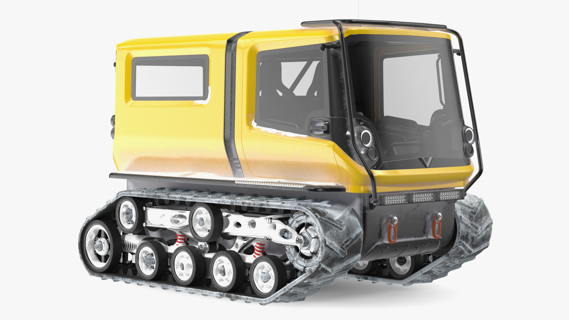 3D model Arctica Exploration Vehicle Snowy Yellow