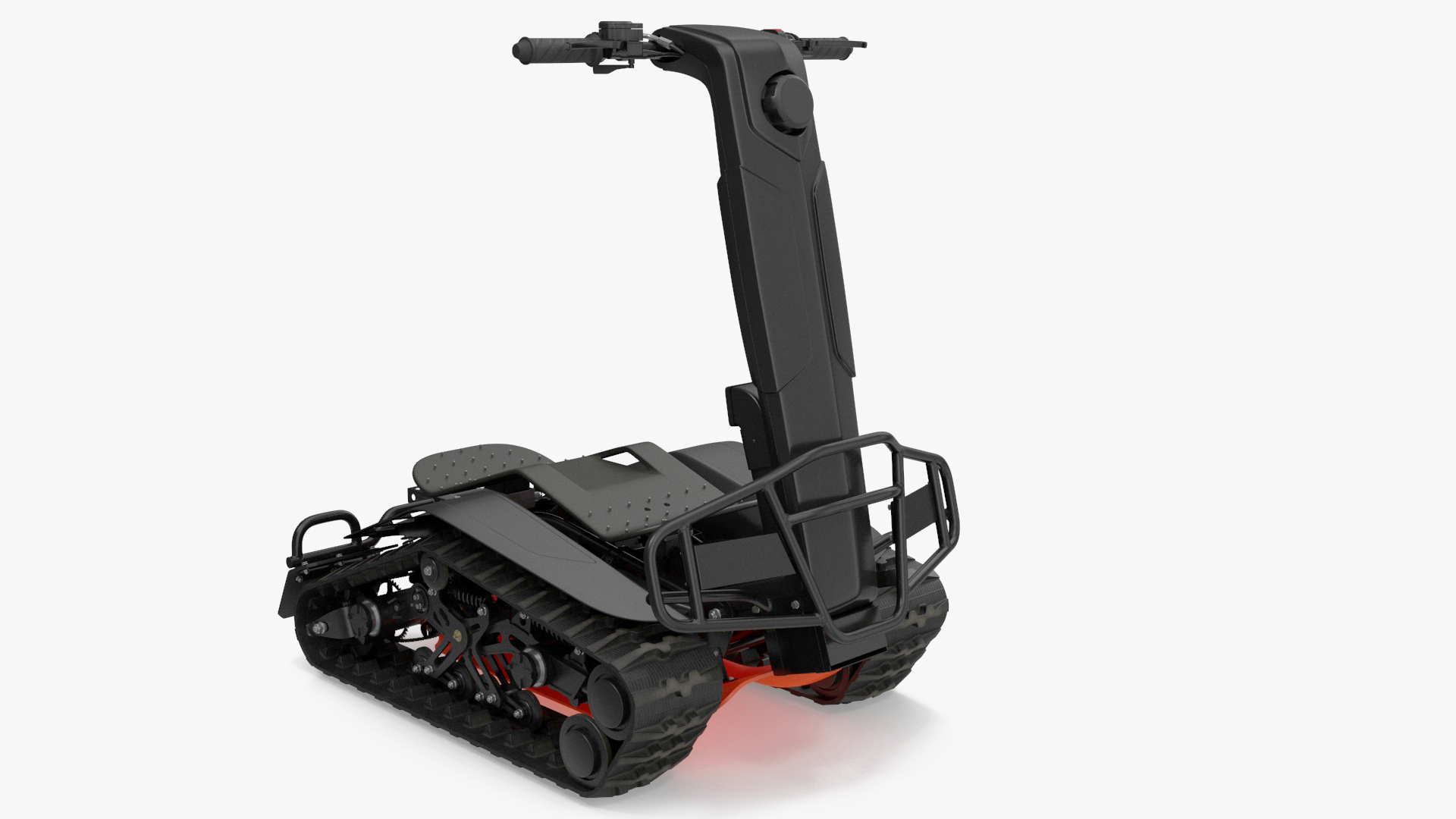 3D model Stands Up Tracked Scooter