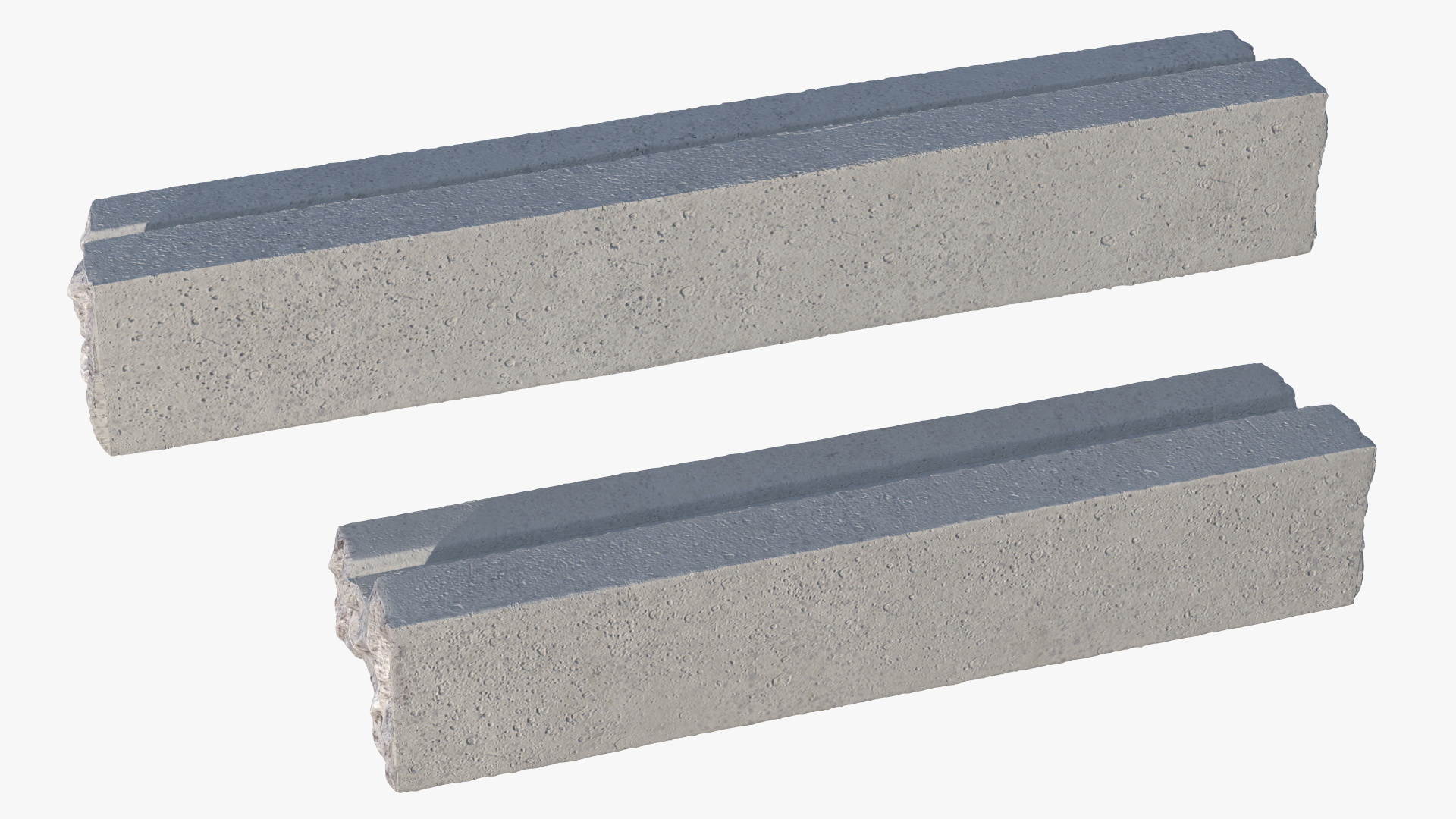 Concrete Floor T Beams 3D