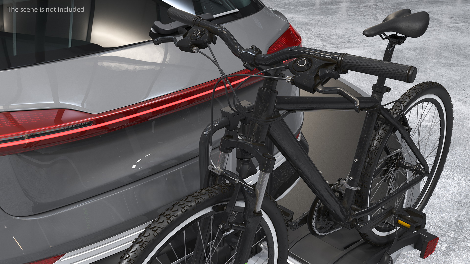 Thule EasyFold XT2 with Mountain Bike 3D