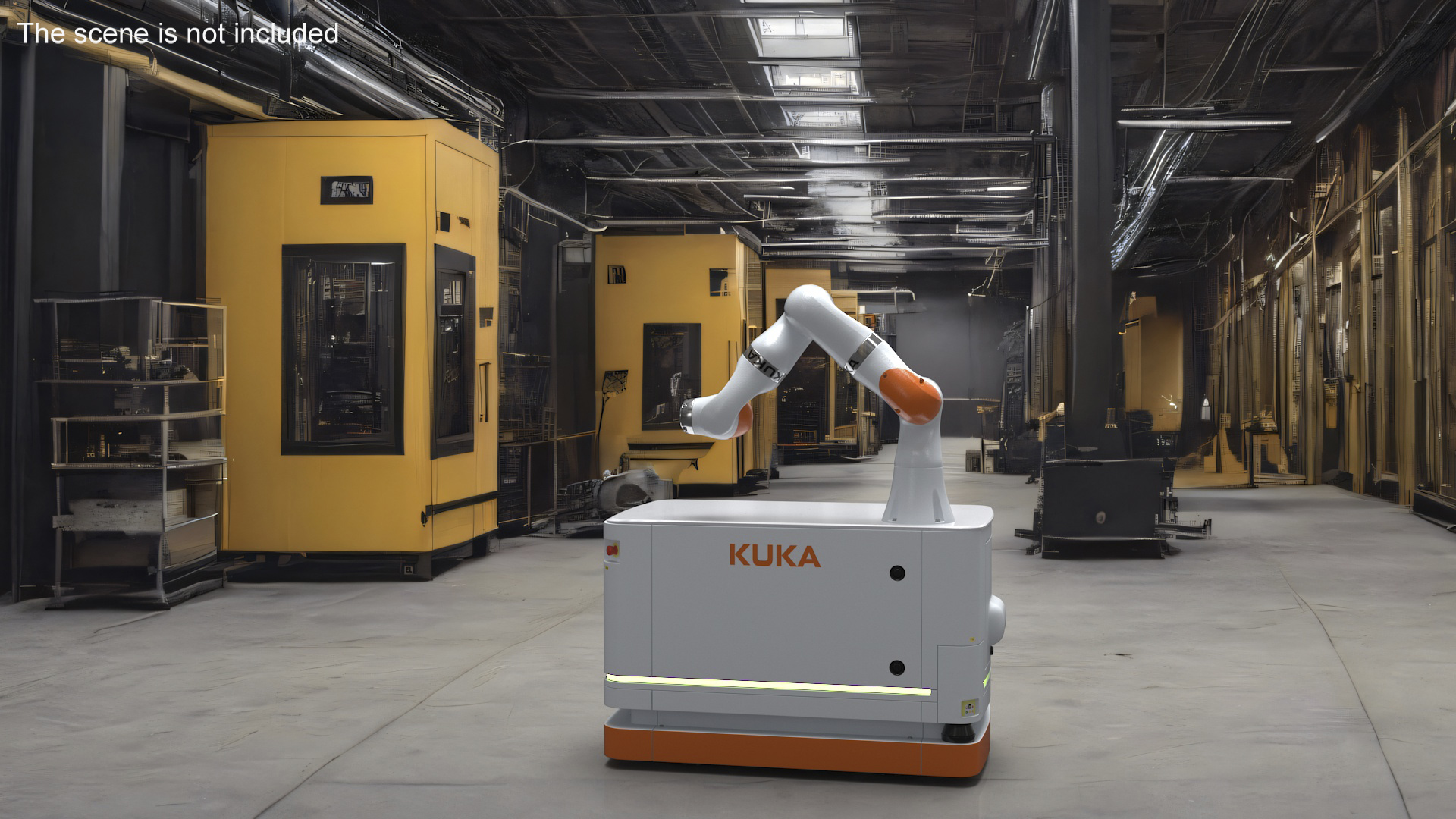 3D Mobile Robot KUKA KMR Iiwa