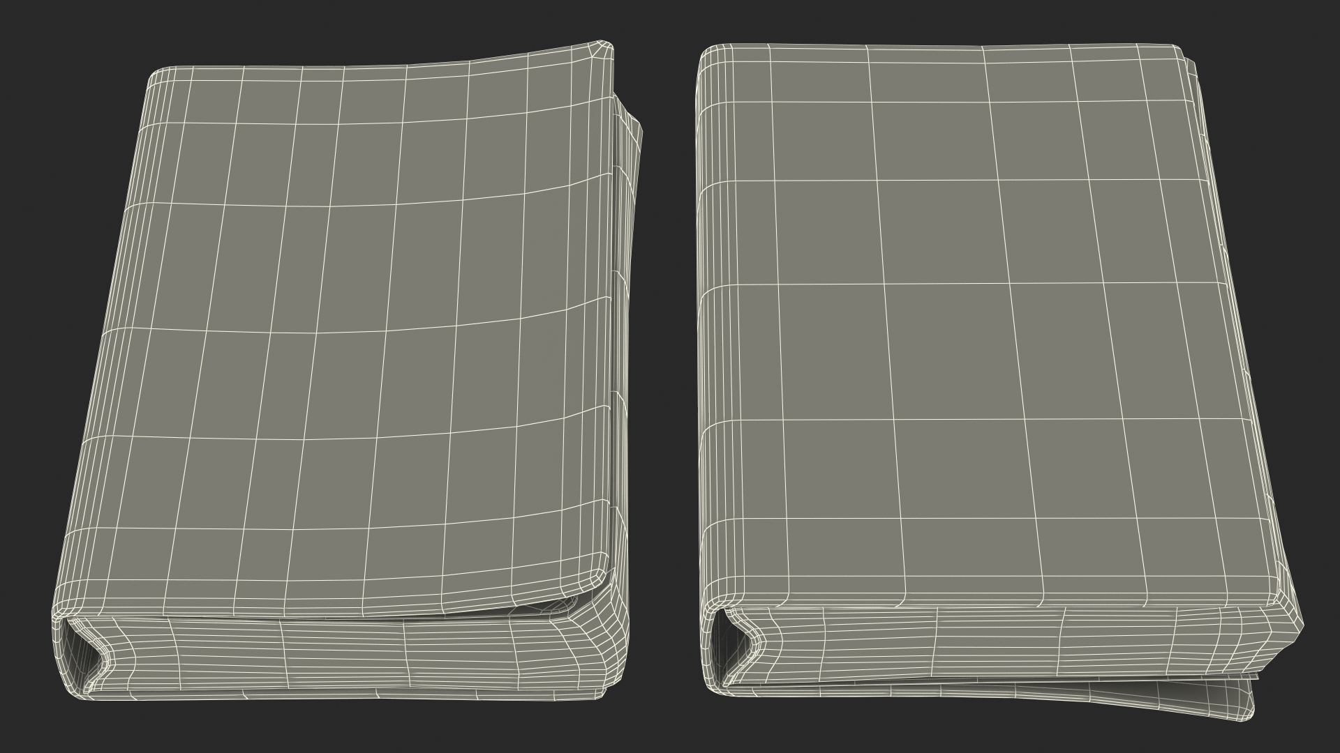 3D model Very Old Closed Book