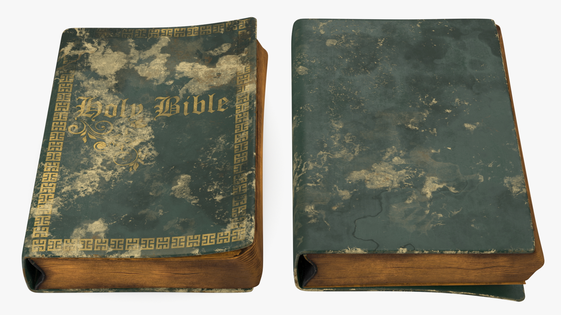 3D model Very Old Closed Book