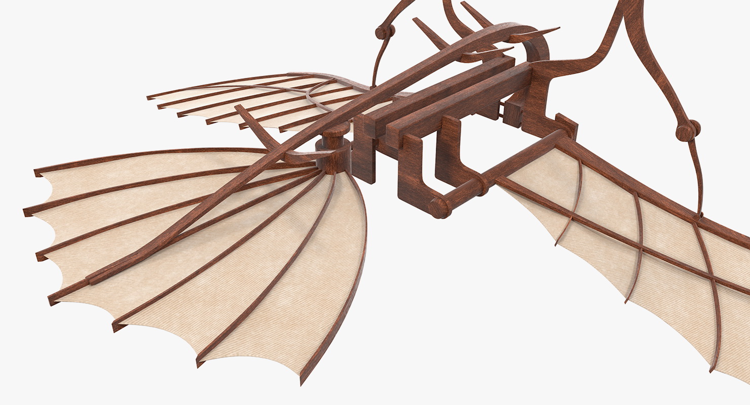 Leonardo Da Vinci Flying Machine 3D