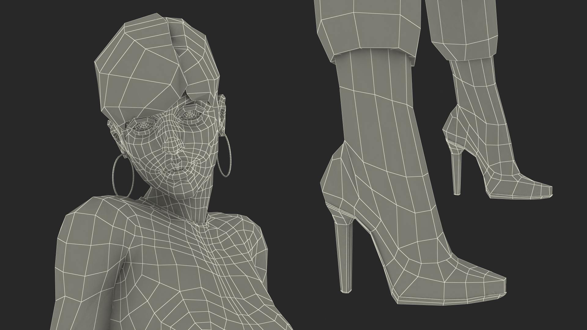 3D model Women in Street Style Clothing