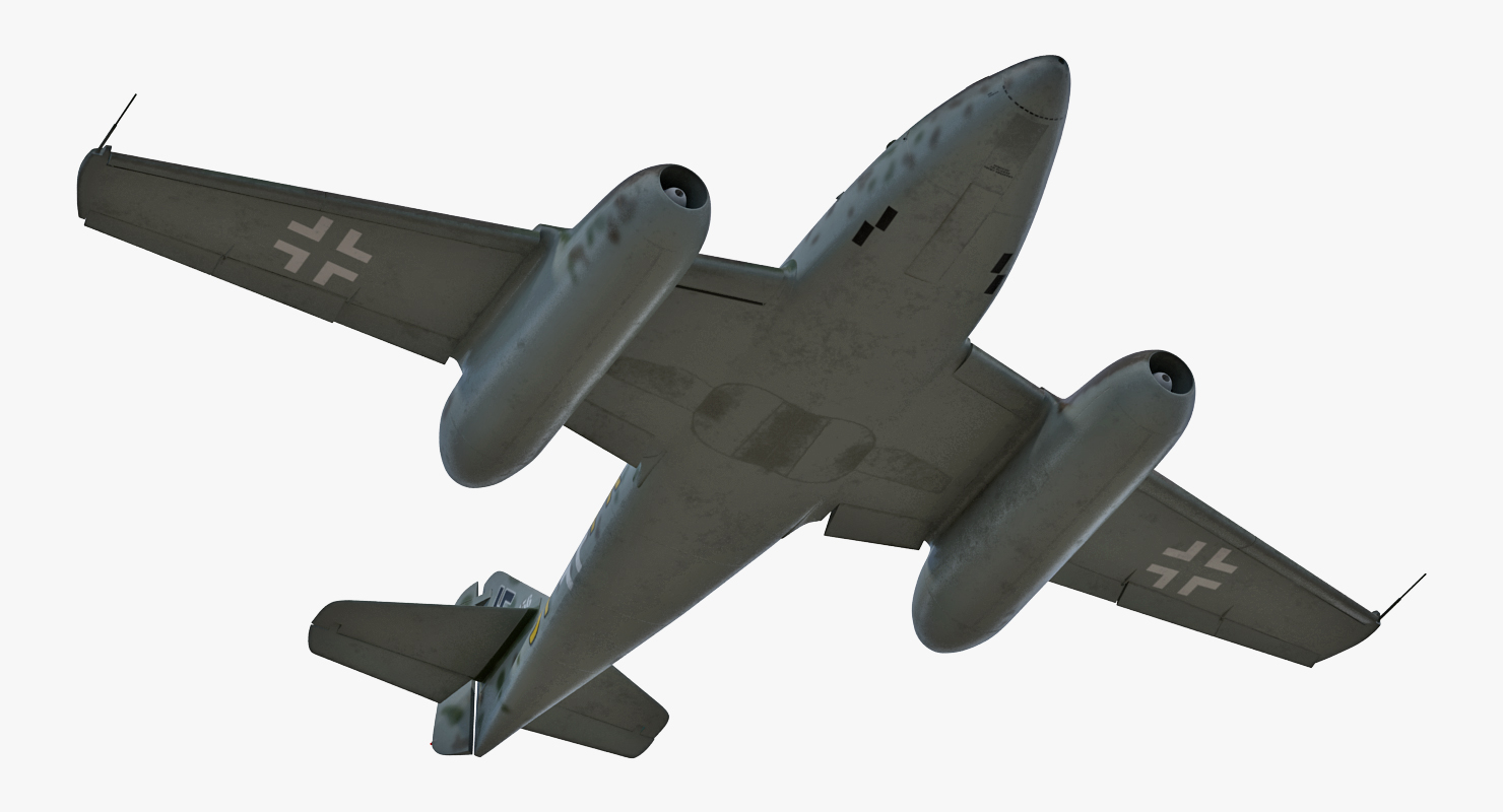 3D Fighter Aircraft Messerschmitt Me 262 Schwalbe