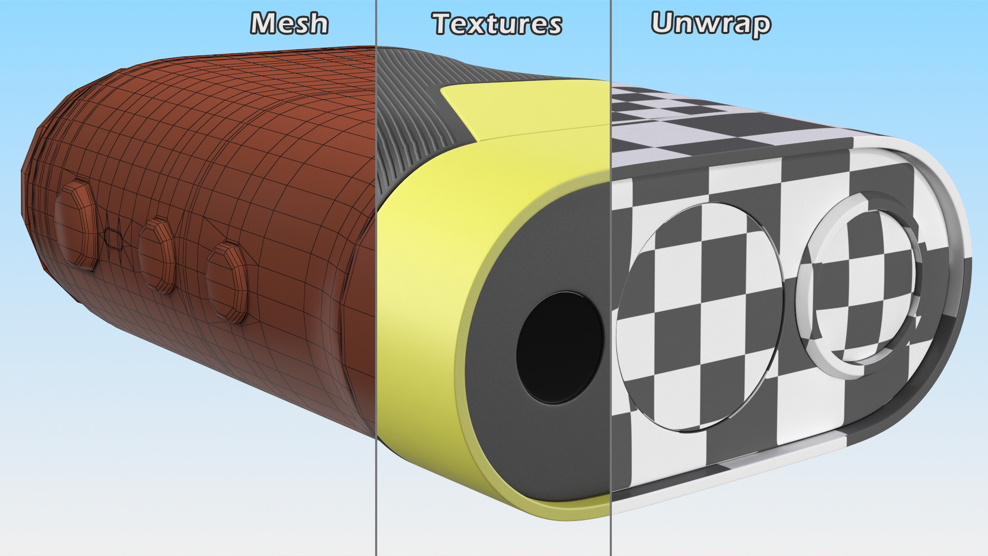 3D Golf Laser Range Finder model