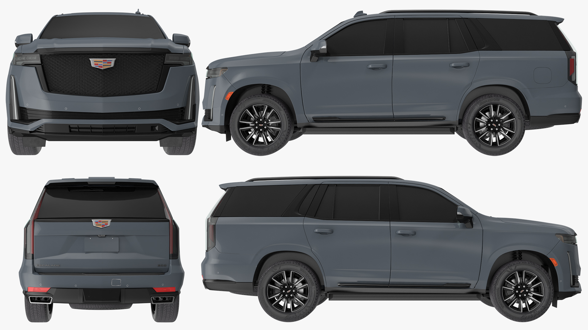 3D Cadillac Escalade 2021 Exterior Only