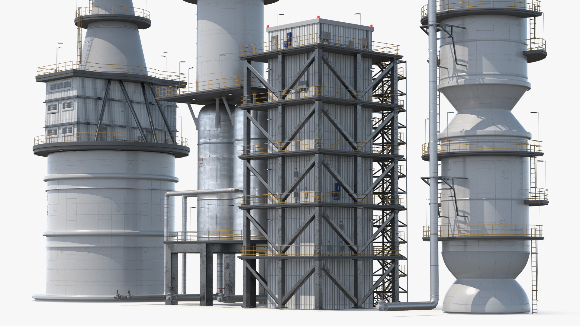 3D Catalytic Cracking Unit model