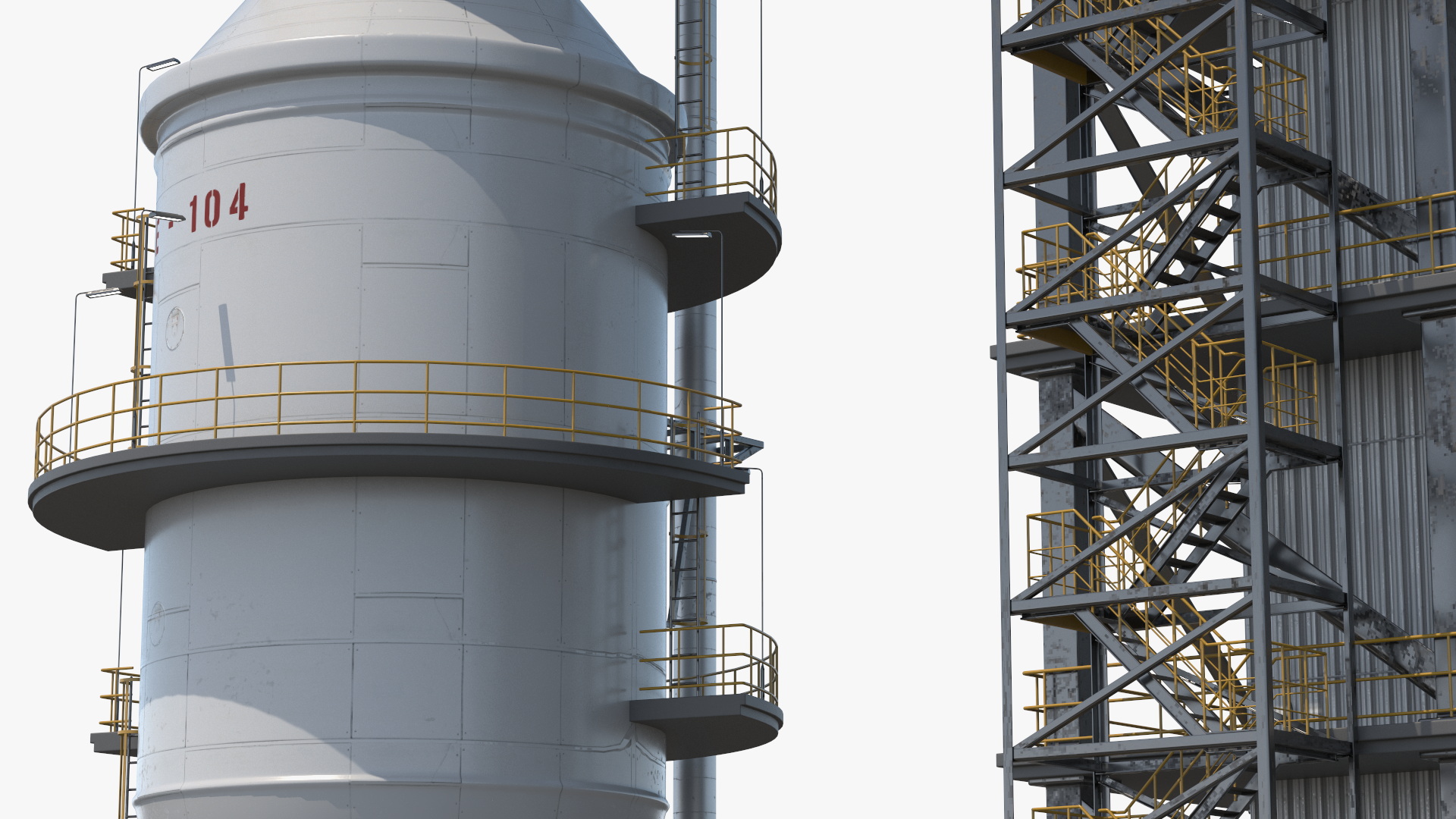 3D Catalytic Cracking Unit model