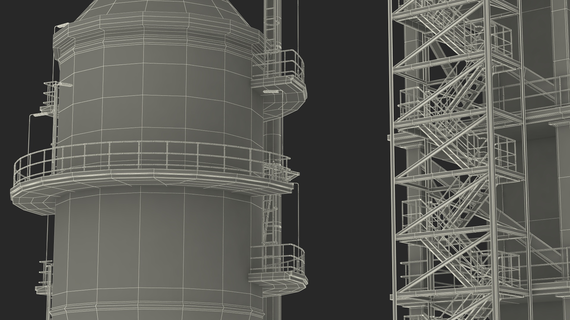 3D Catalytic Cracking Unit model