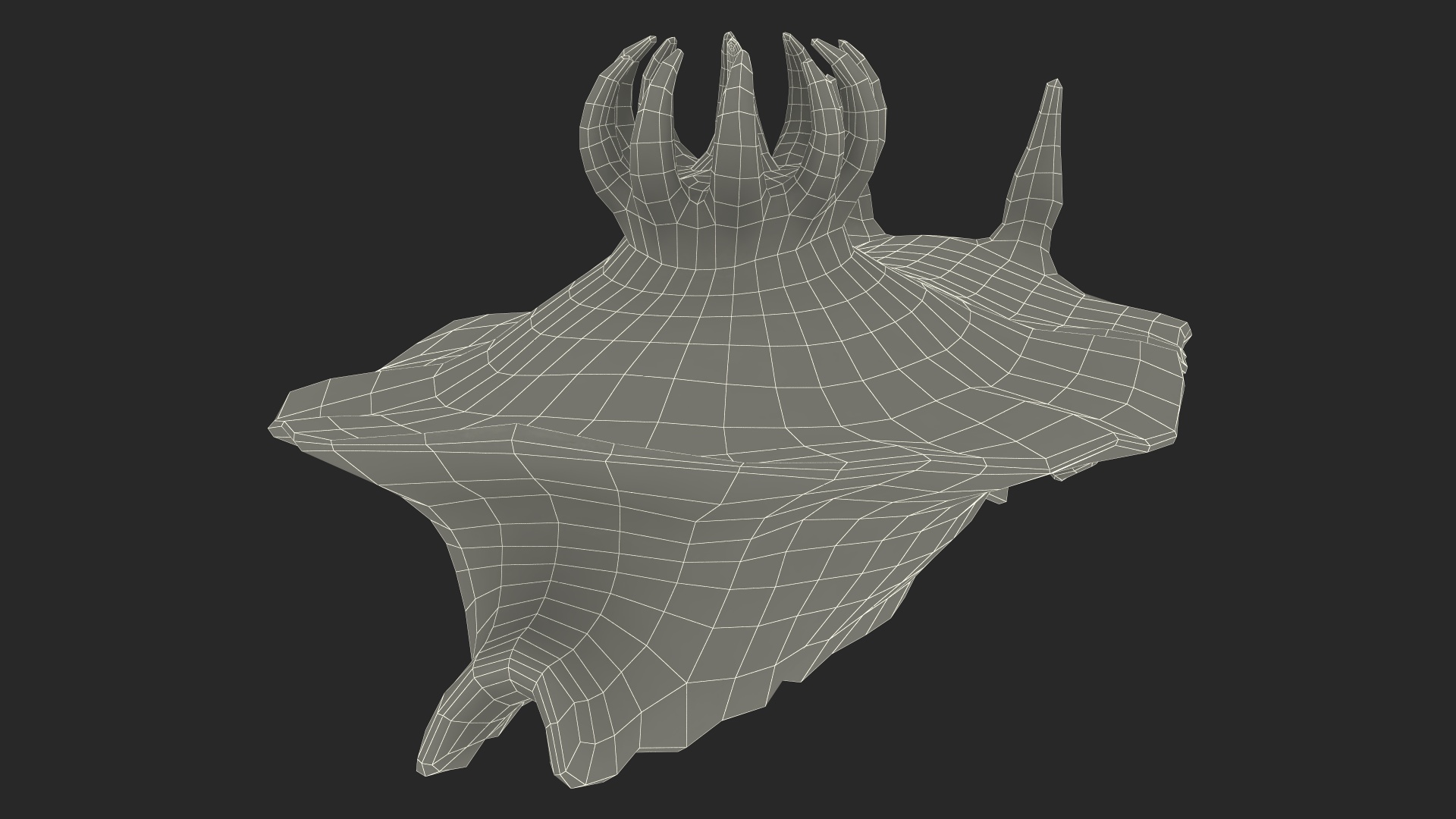 3D model Blue Sea Slug Rigged