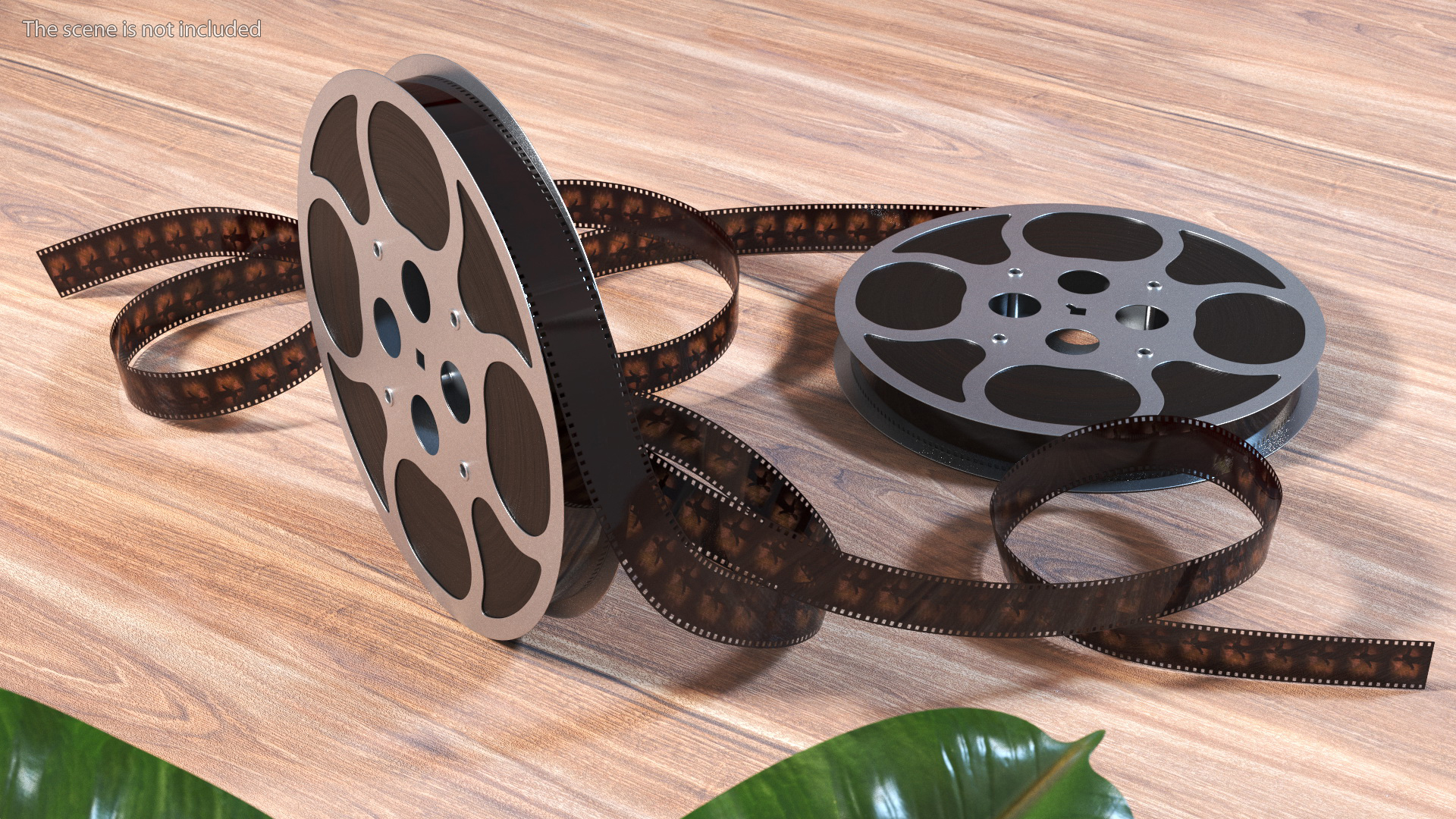 3D Vintage Movie Reel model