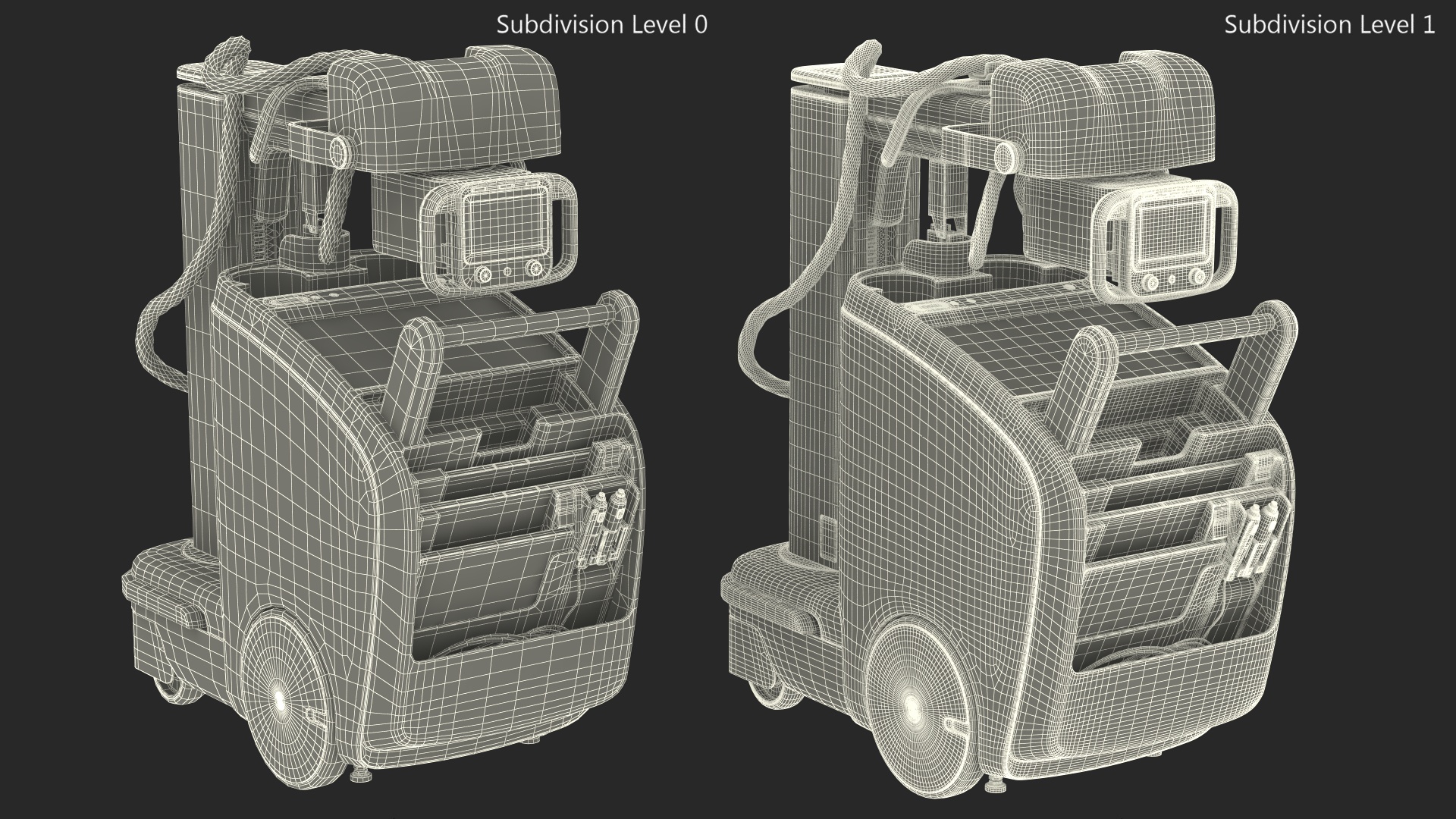 3D Mobile X-ray Machine Black