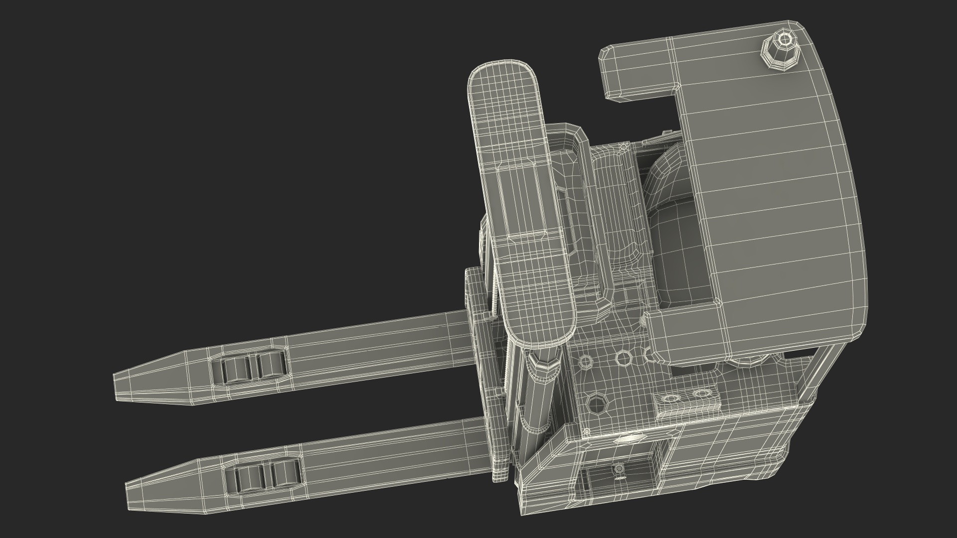 Industrial Rider Stacker 3D model