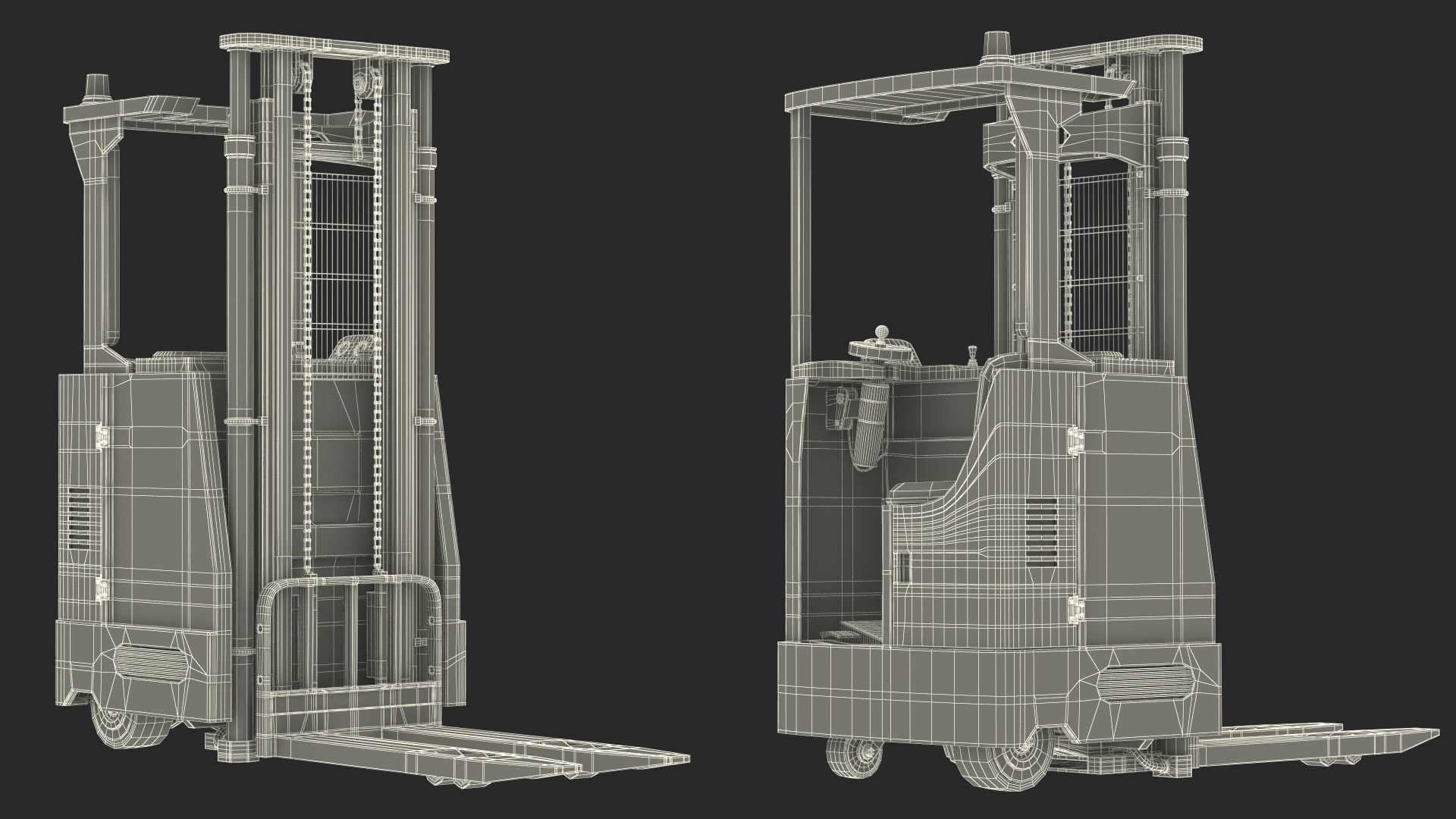 Industrial Rider Stacker 3D model