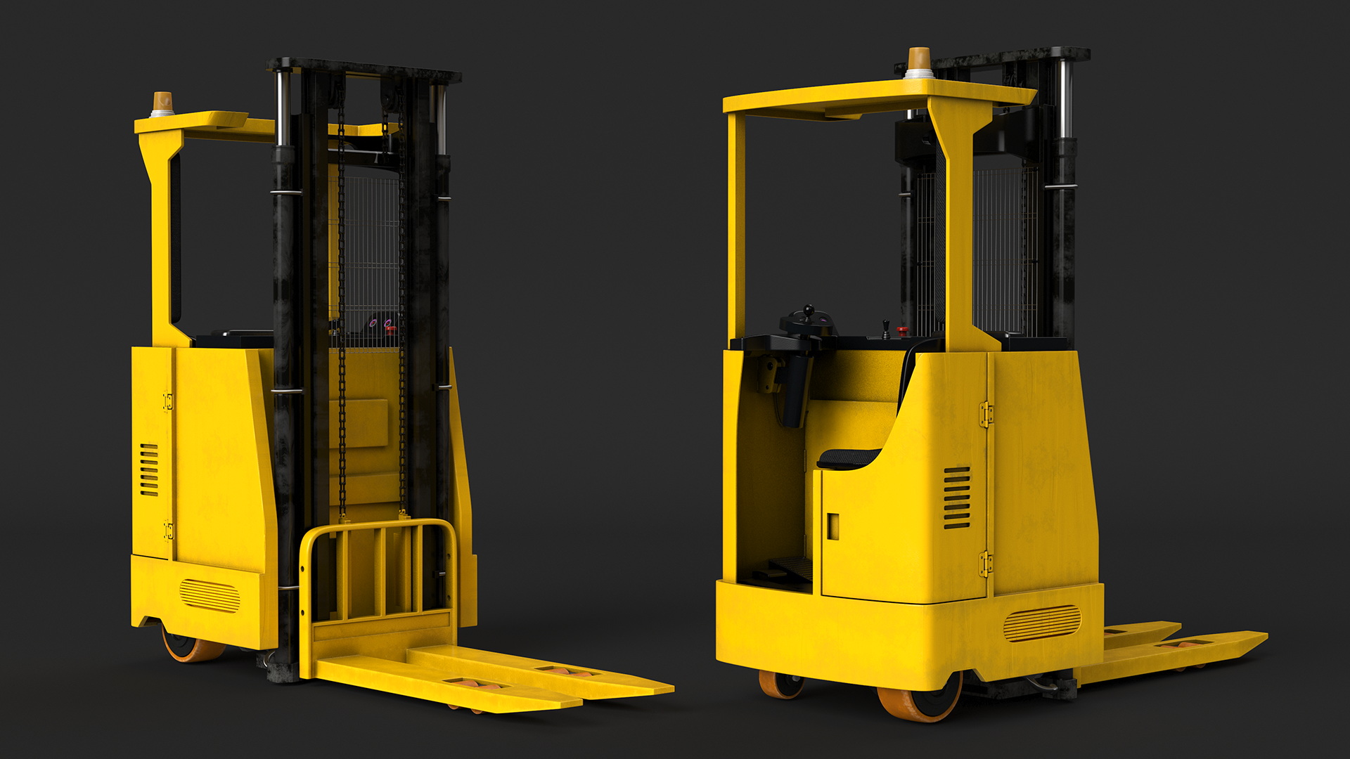 Industrial Rider Stacker 3D model