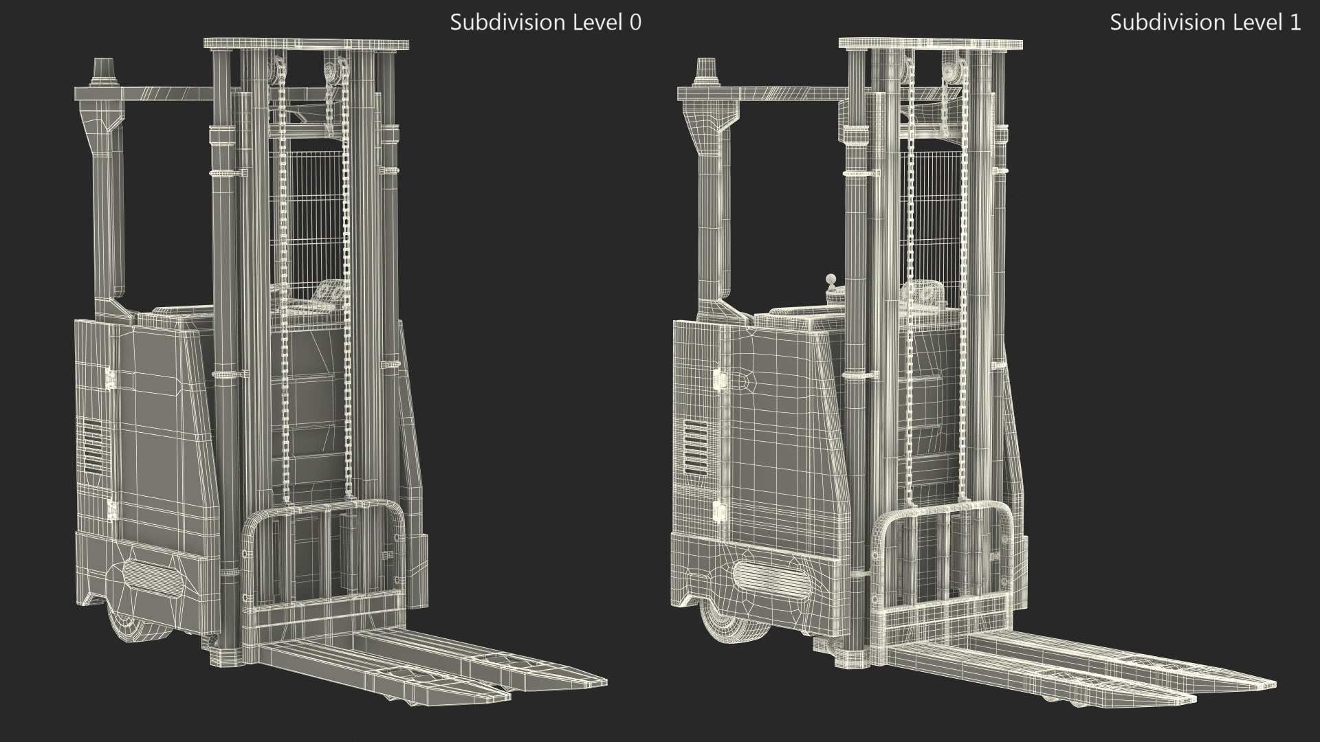 Industrial Rider Stacker 3D model