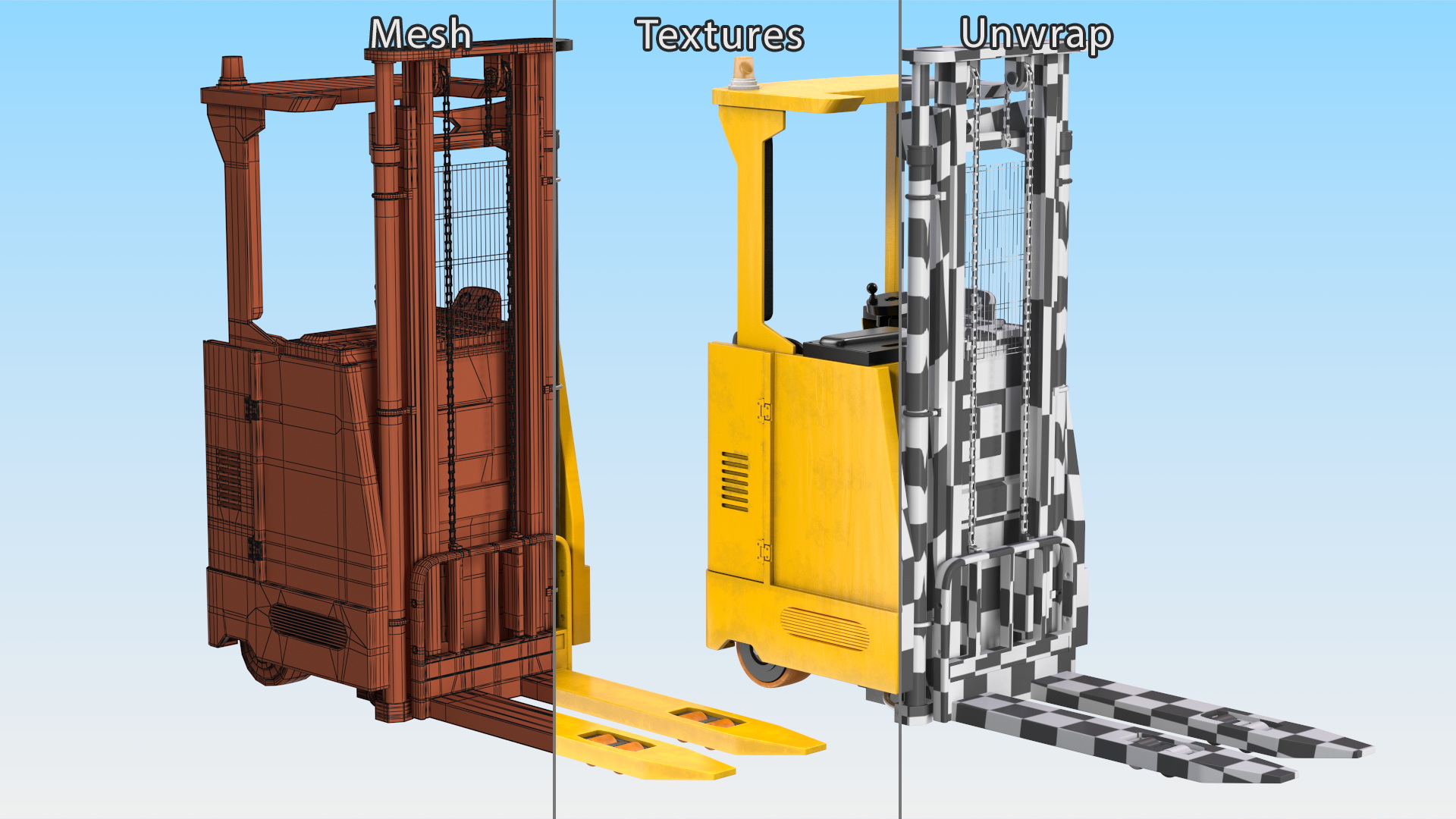 Industrial Rider Stacker 3D model