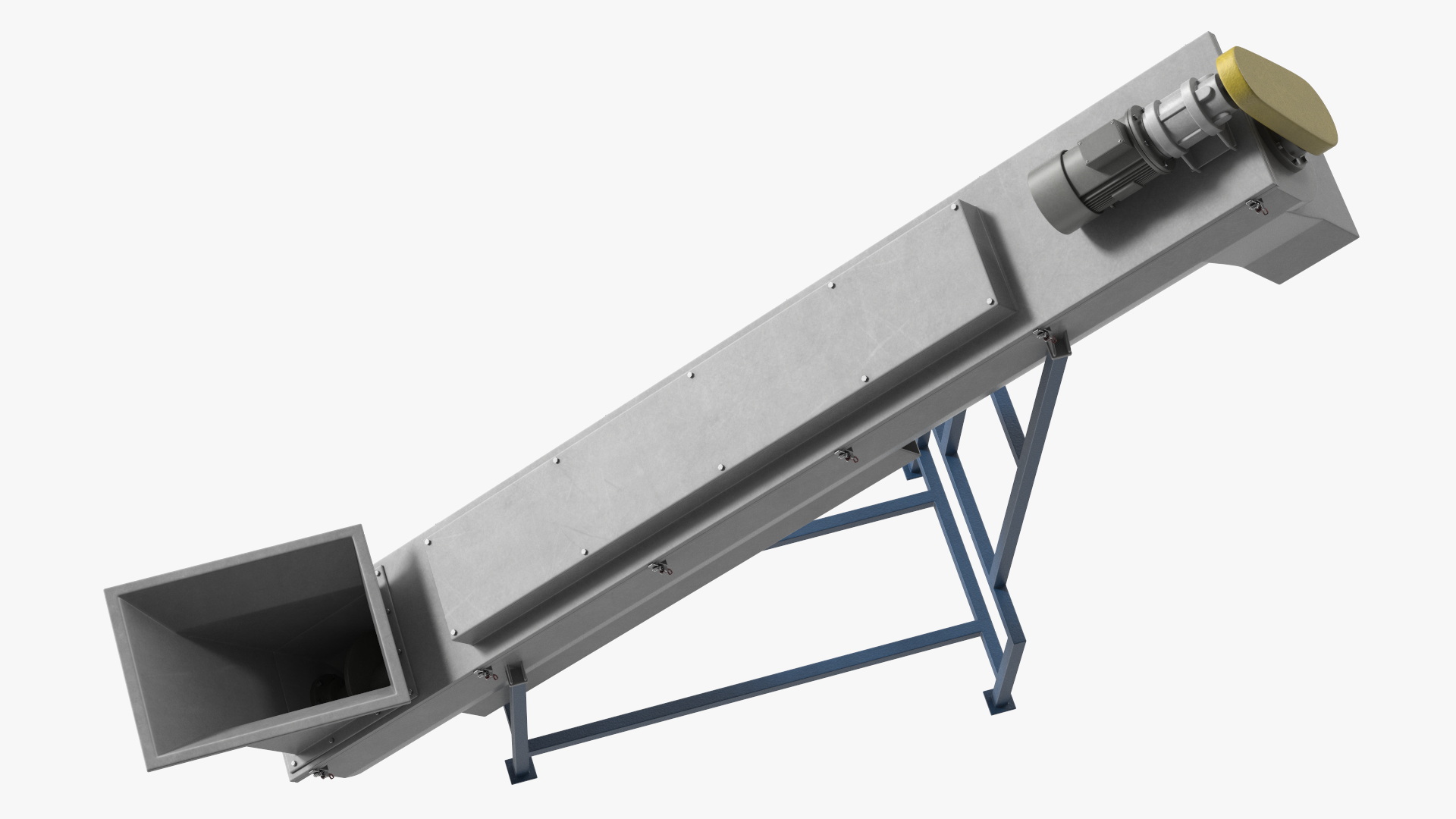 3D Inclined Screw Conveyor model