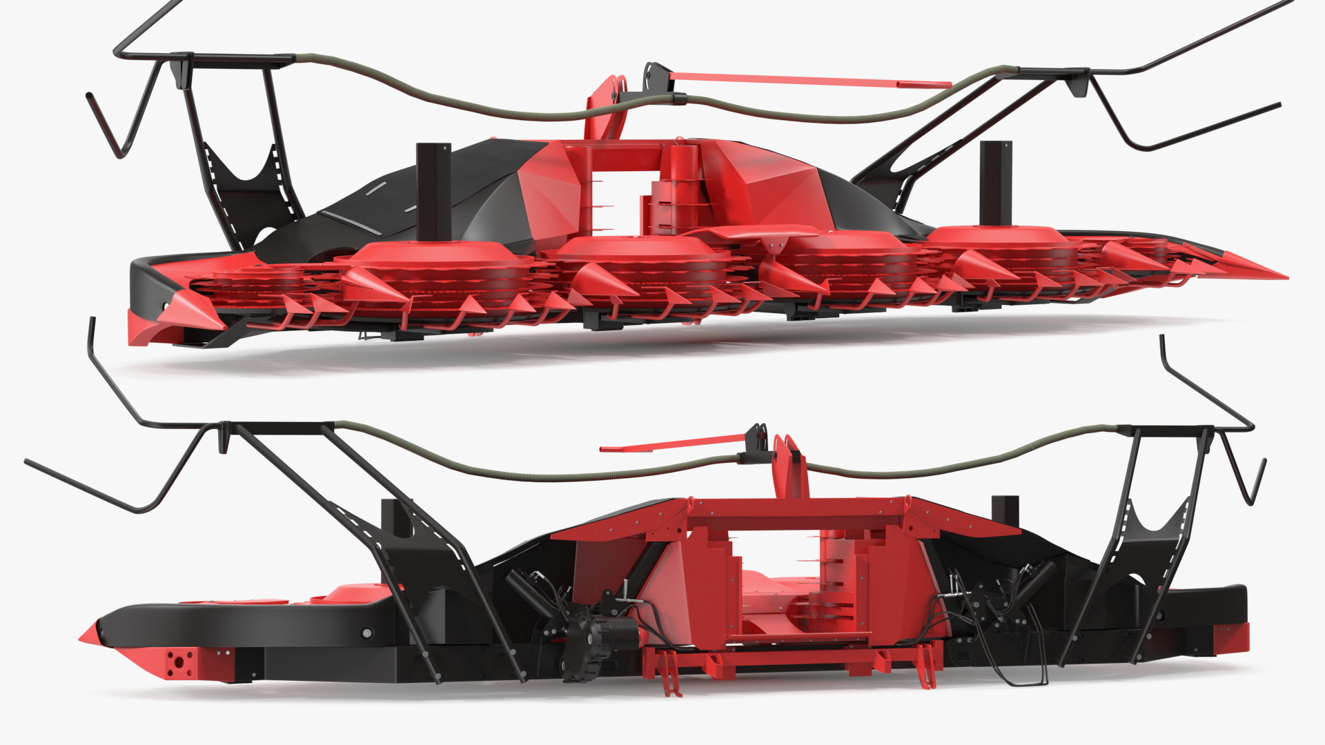 Rotary Corn Head Harvesting Unit 3D