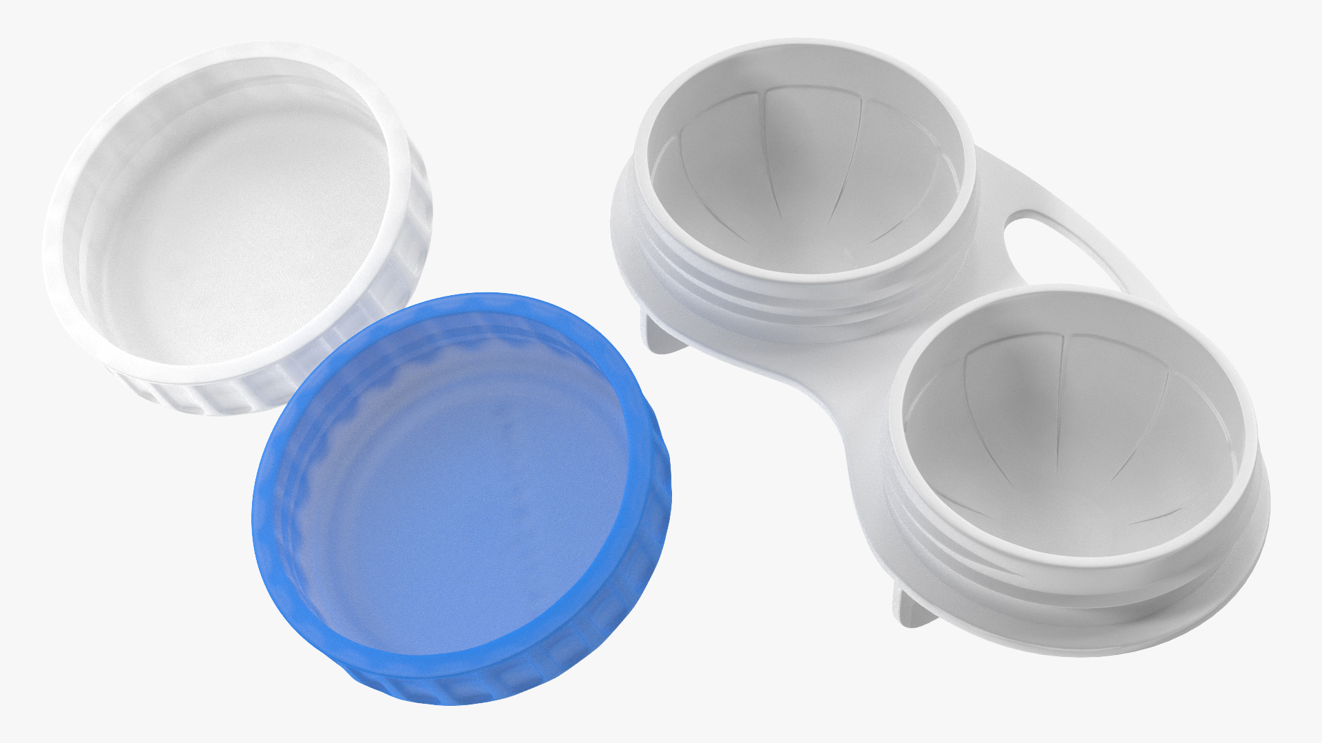 3D Bausch and Lomb Contact Lens Case model