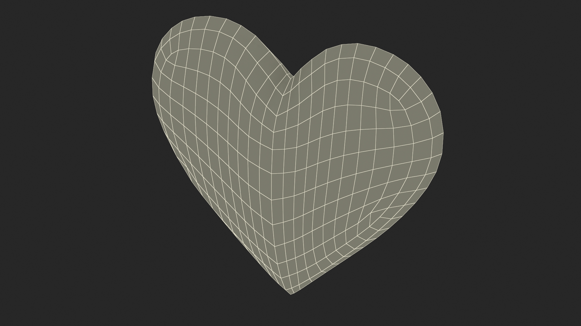 3D model Emoji Red Heart