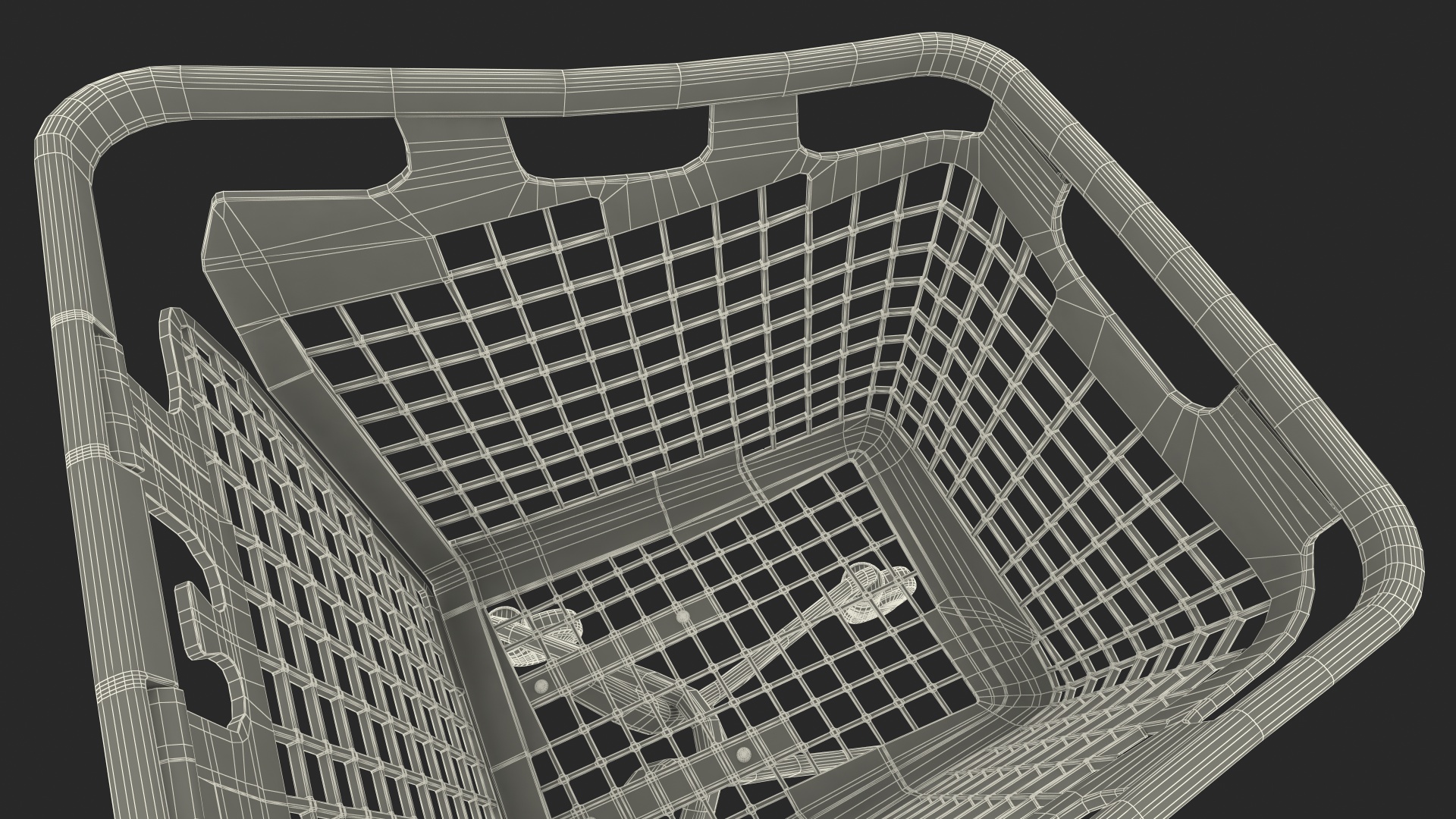 3D model Araven Shopping Cart LOOP 100L