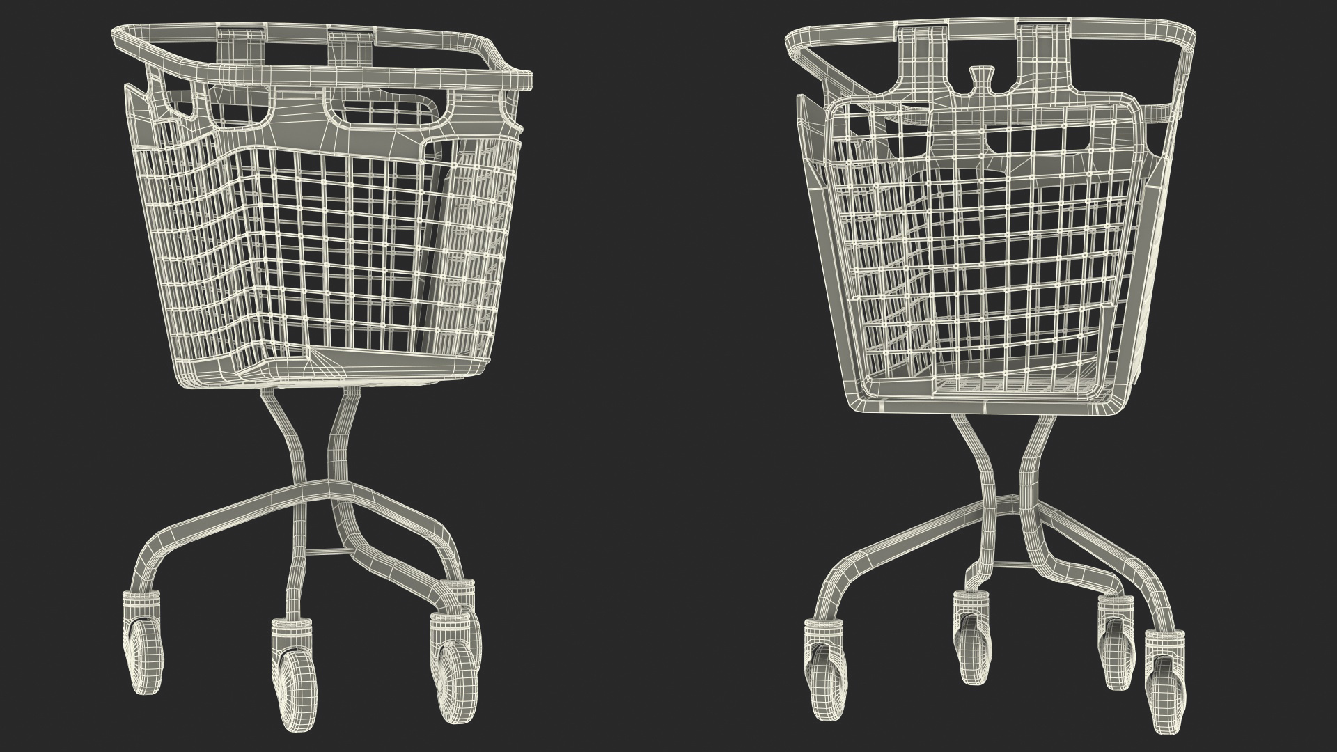 3D model Araven Shopping Cart LOOP 100L