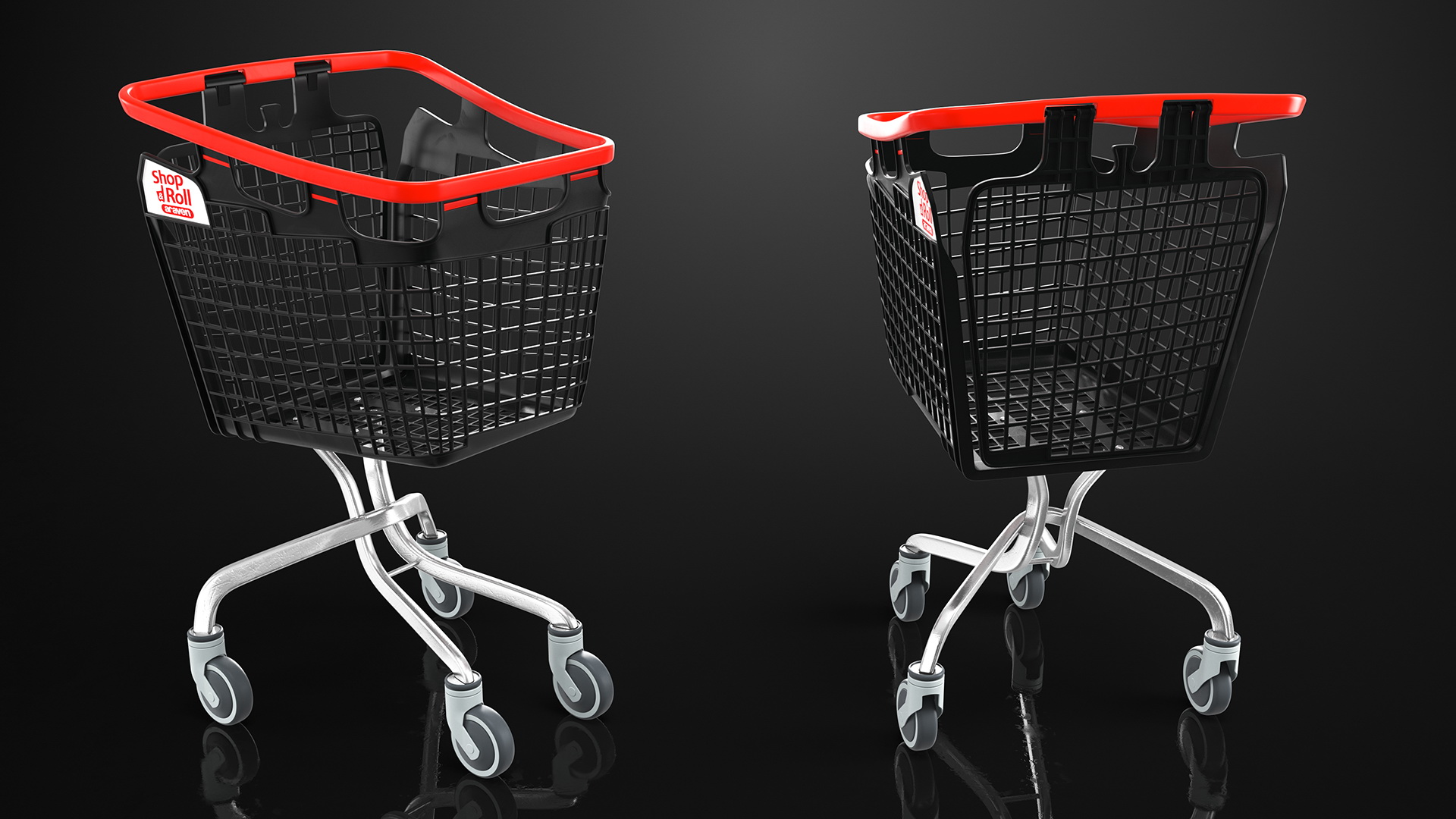 3D model Araven Shopping Cart LOOP 100L