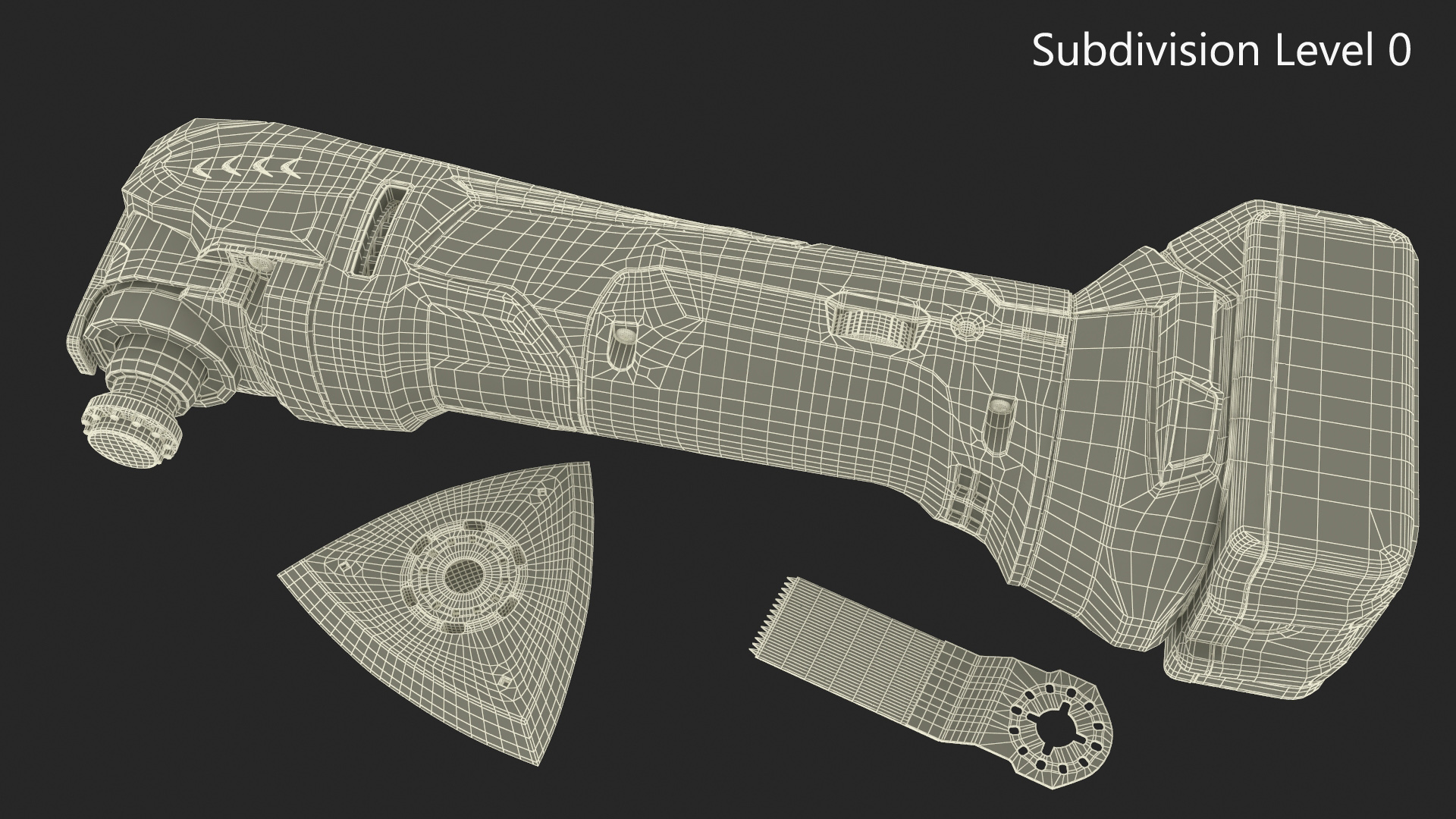 Oscillating Power Tool 3D