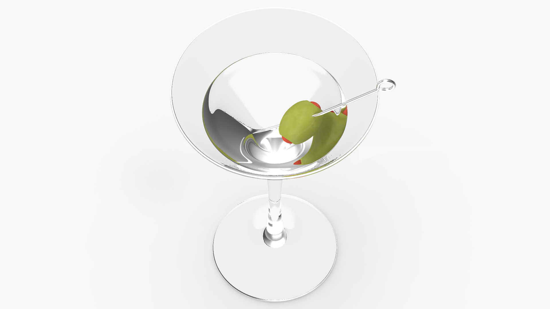 3D model Cocktail Glass of Martini