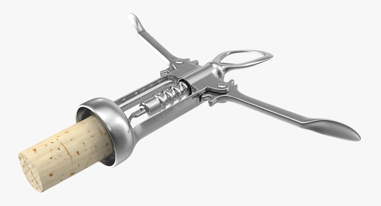 Wing Corkscrew with Cork 3D model